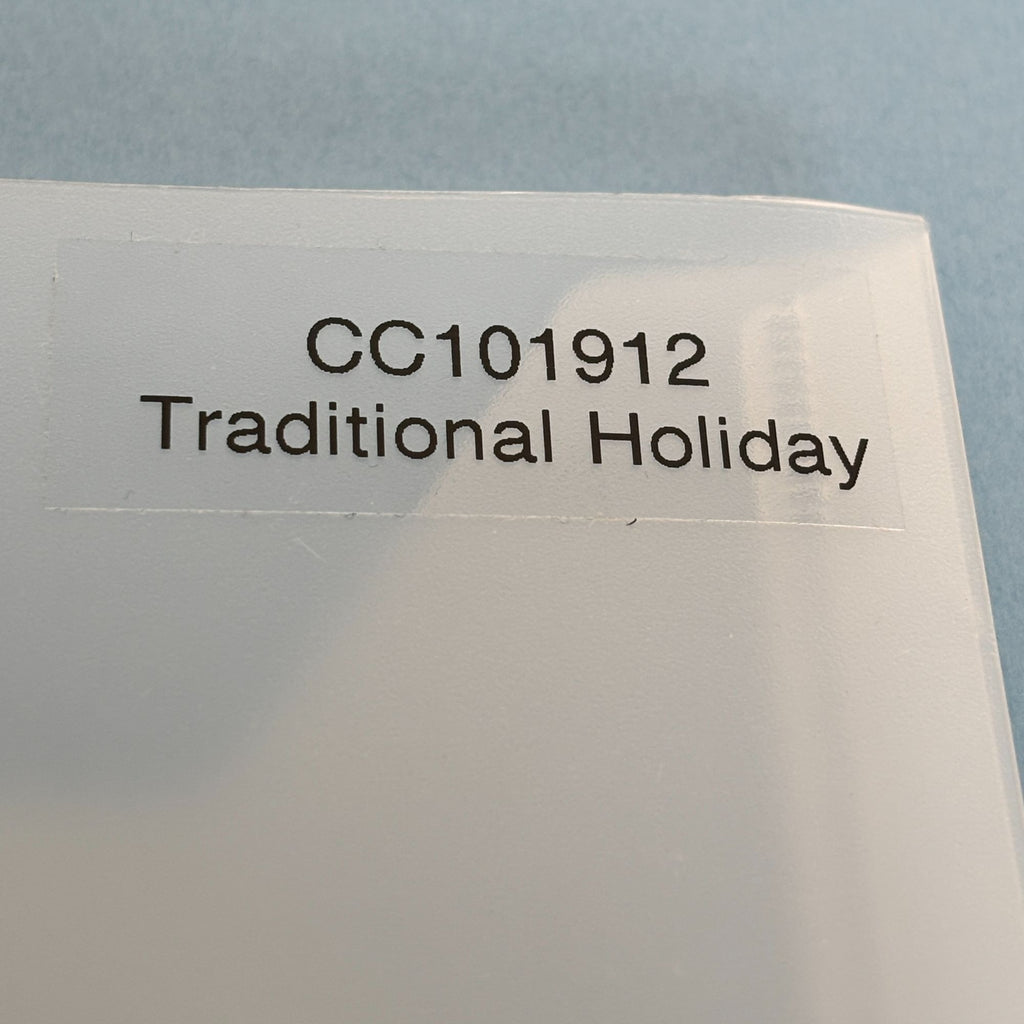 CTMH Acrylic Stamps Set Traditional Holiday Christmas Cardmaking Pickup Truck Snow Globe Candy Cane