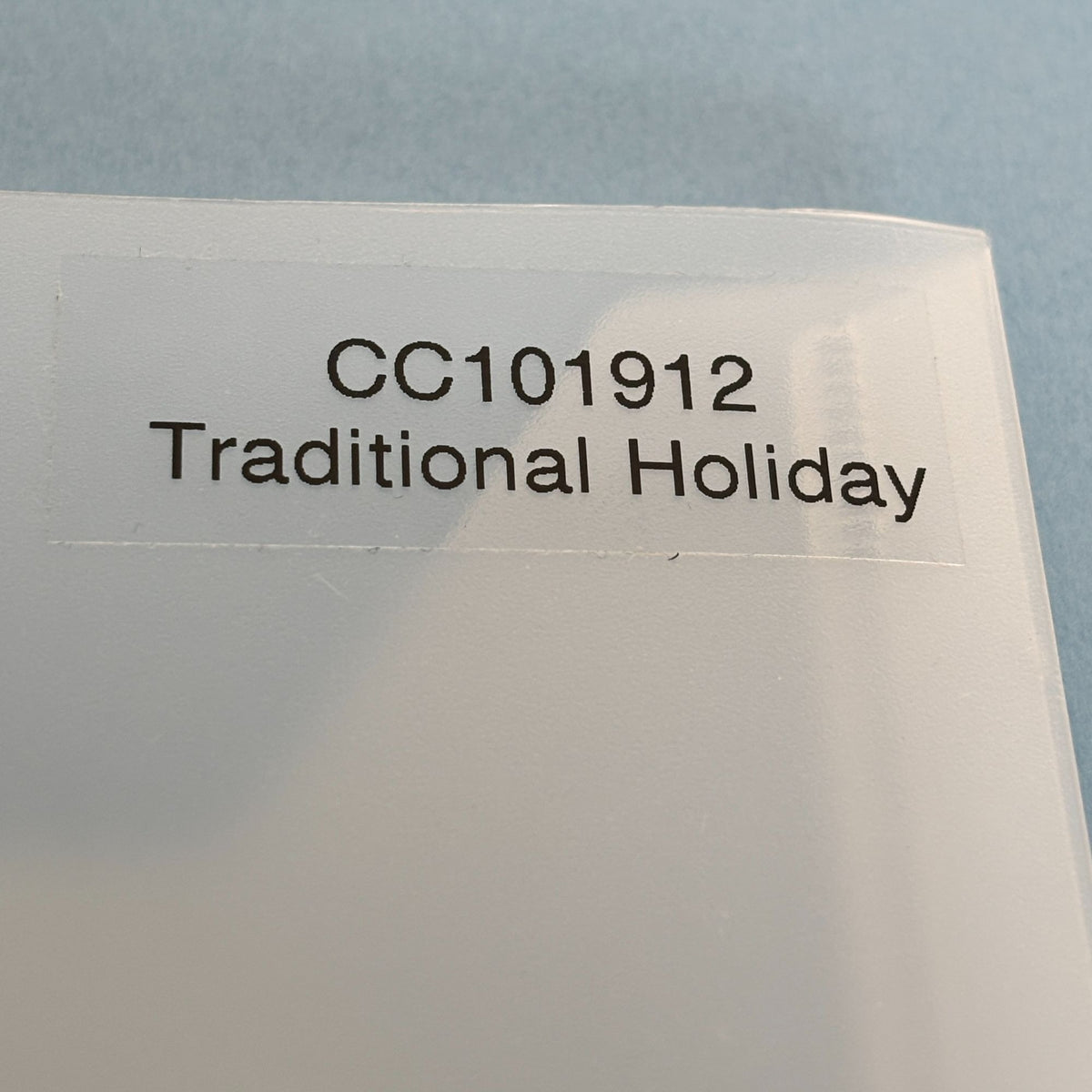 CTMH Acrylic Stamps Set Traditional Holiday Christmas Cardmaking Pickup Truck Snow Globe Candy Cane