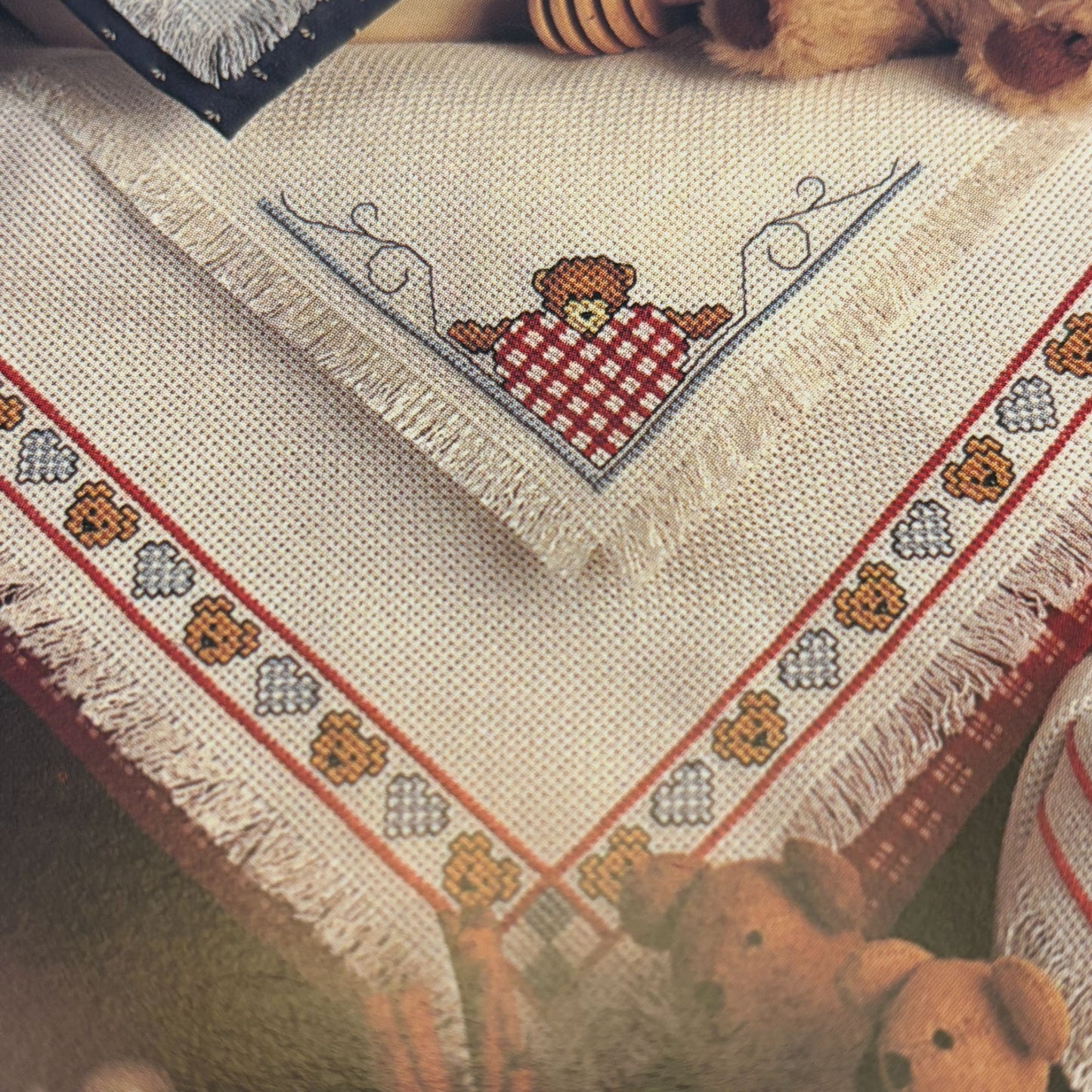 Leisure Arts Cross Stitch Patterns Beary Tempting Bread Cloths Christmas Baking