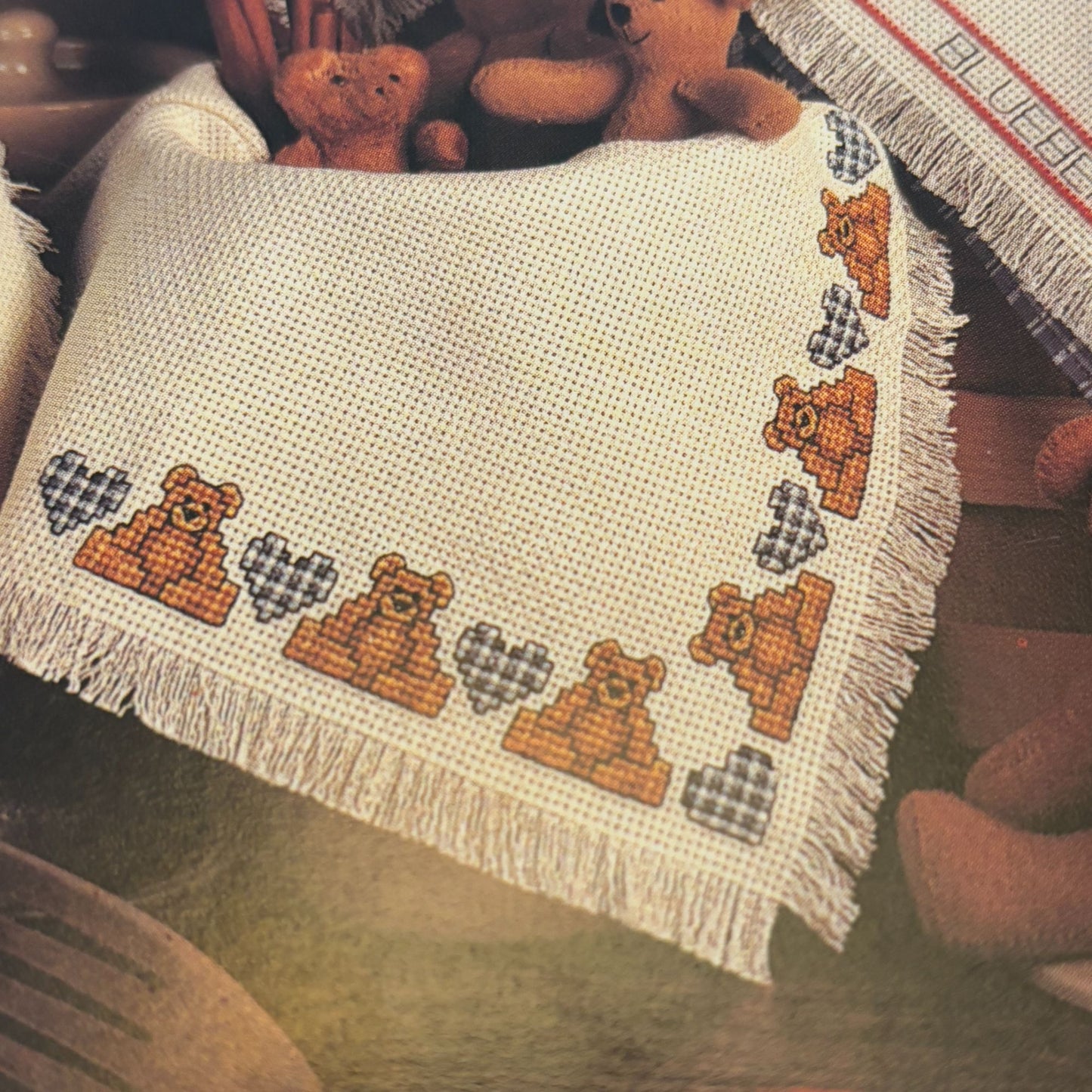 Leisure Arts Cross Stitch Patterns Beary Tempting Bread Cloths Christmas Baking