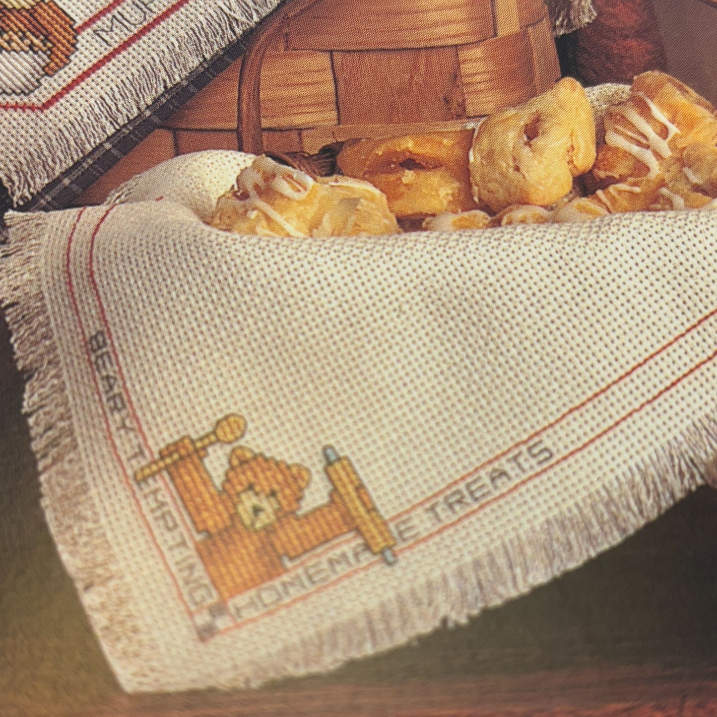 Leisure Arts Cross Stitch Patterns Beary Tempting Bread Cloths Christmas Baking
