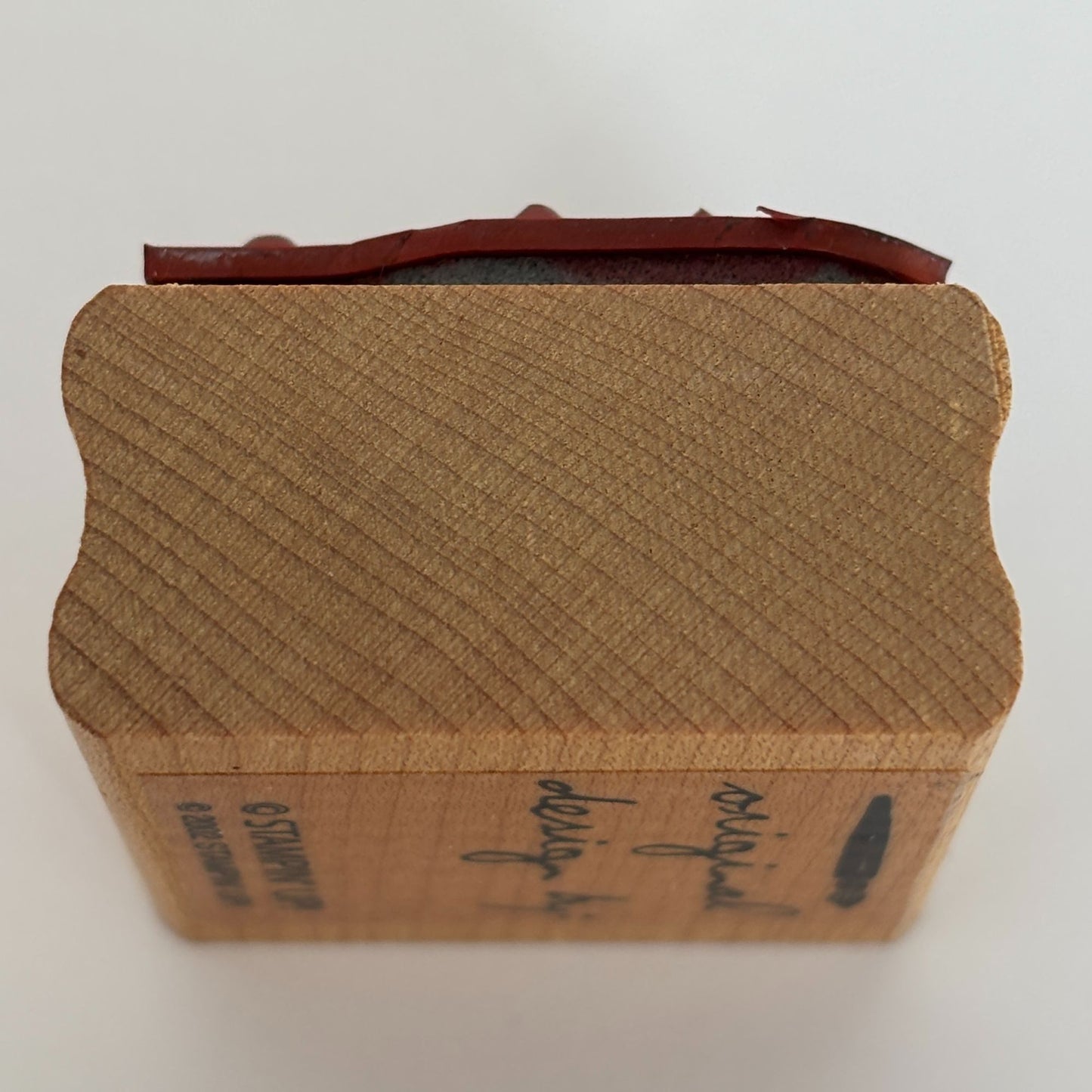 Stampin Up Wood Rubber Stamp Angel Policy Stamp Original Design By Stamping Word