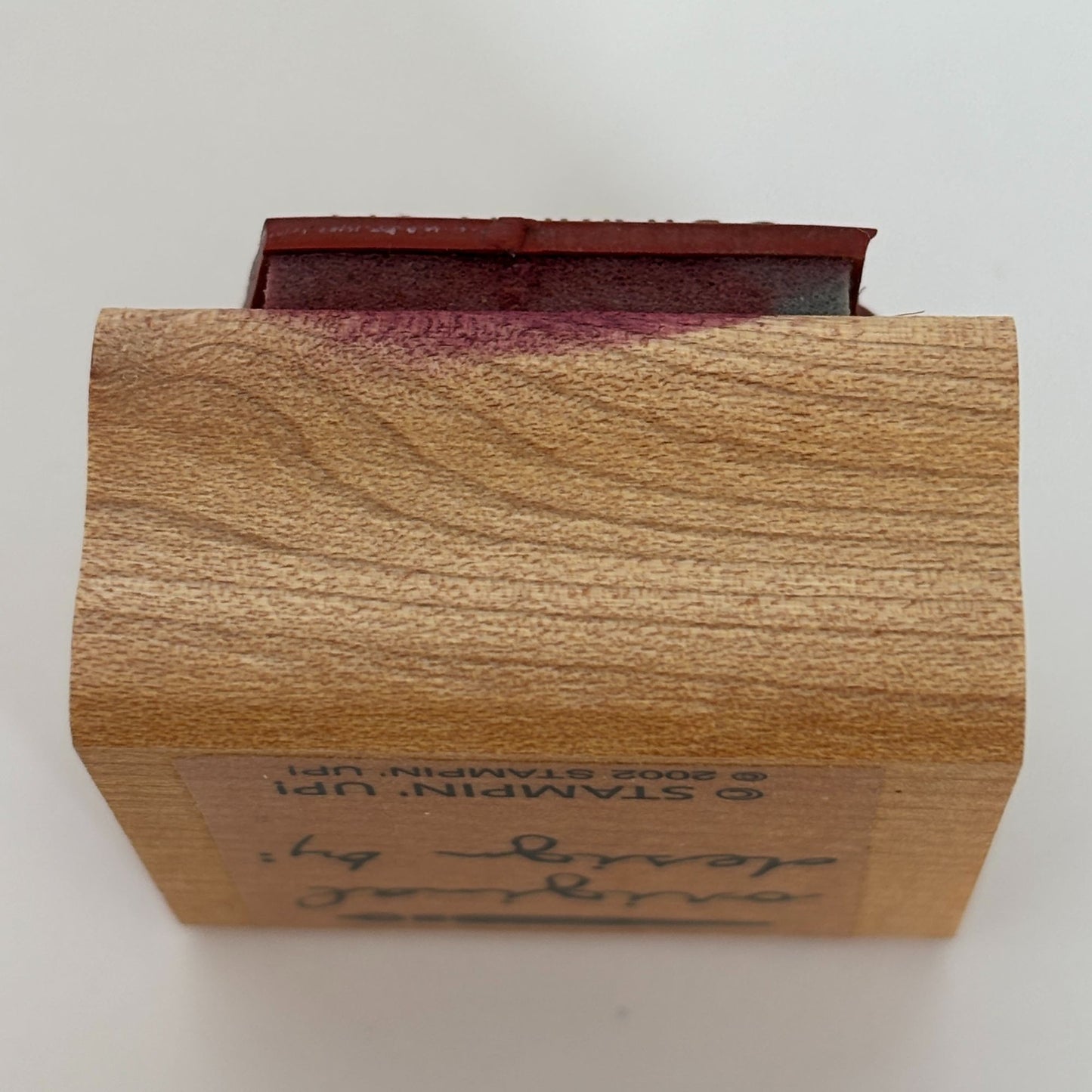 Stampin Up Wood Rubber Stamp Angel Policy Stamp Original Design By Stamping Word