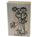 Stampin Up Rubber Stamp Girls Friendship Card Making Friends Girlfriends Preppy