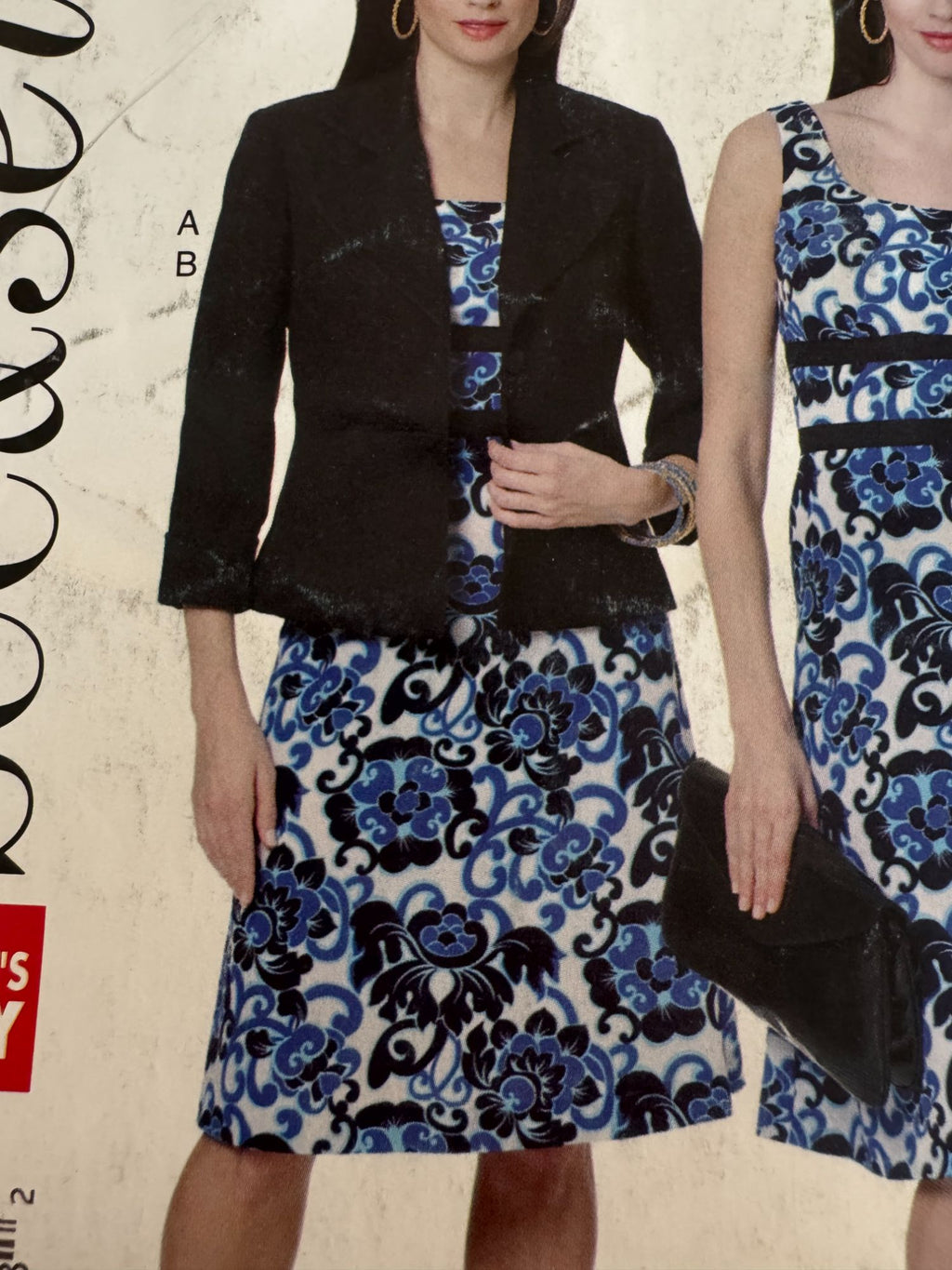 Butterick Sewing Pattern  B5478 Jacket Dress Blazer Modern Workwear 6 8 10 12 UC