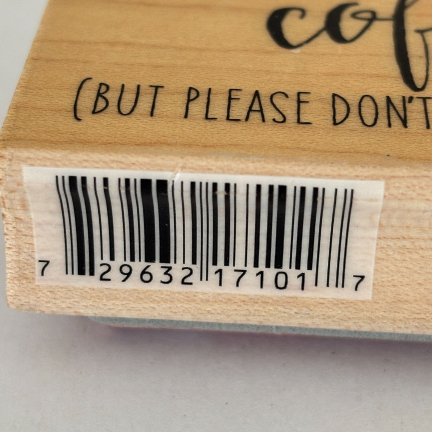 Hampton Art Rubber Stamp I Love You More Than Coffee Funny Sentiment Words Cardmaking