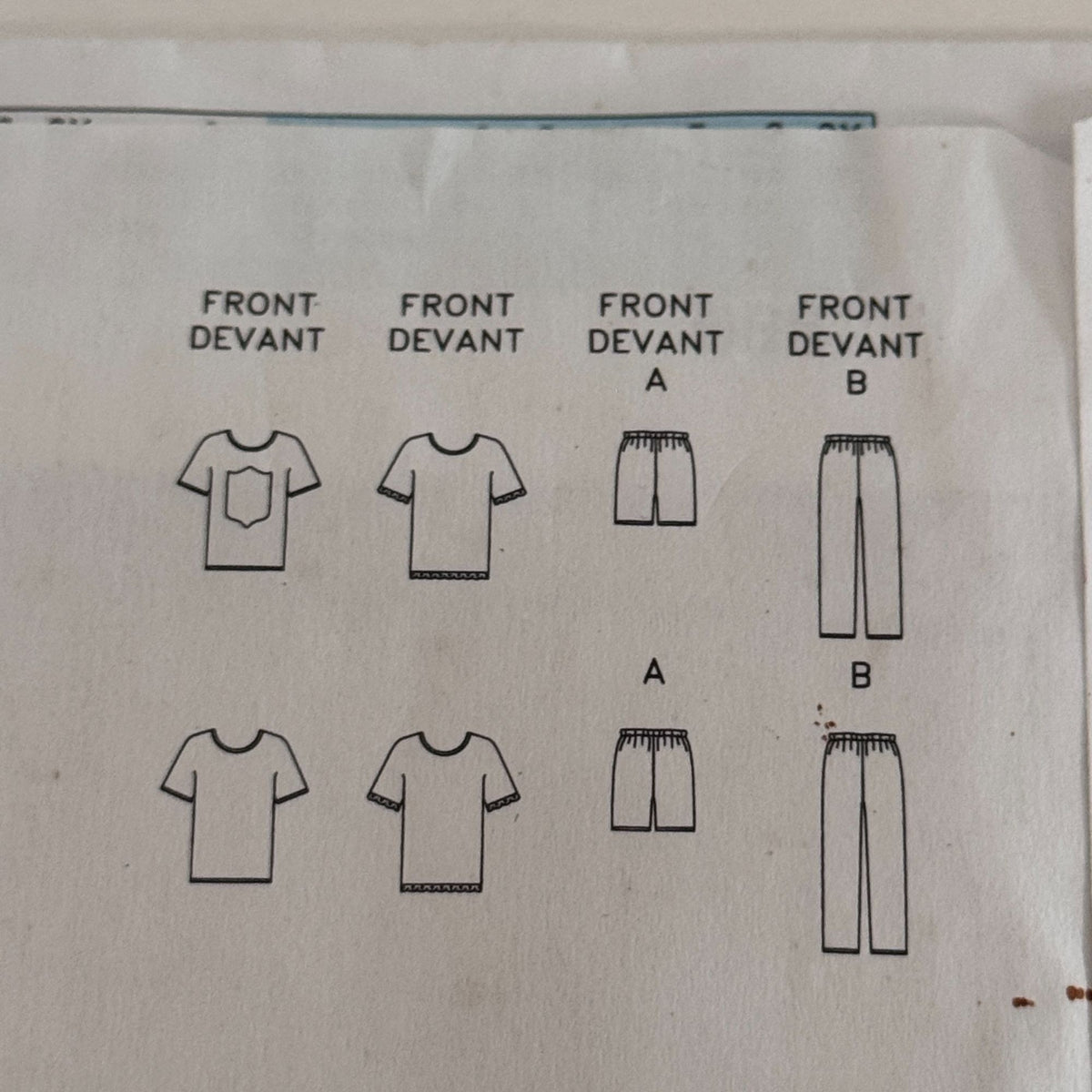 Butterick Sewing Pattern 6867 Kids Playwear Top Shorts Summer Easy 5 6 6X Uncut