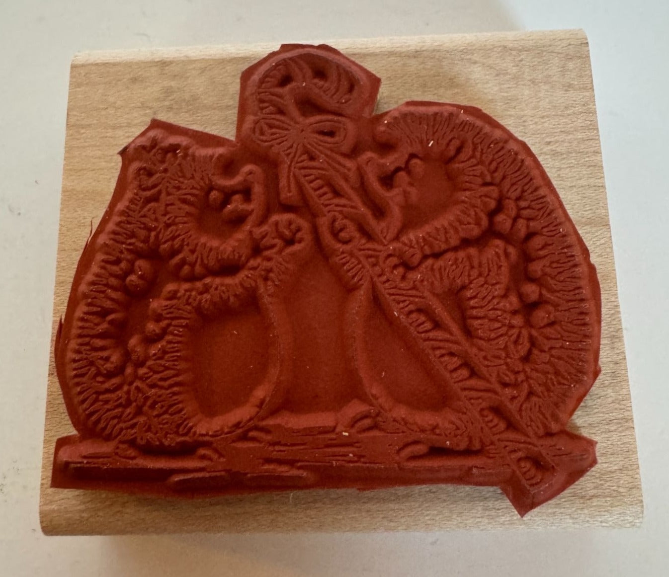 Stampin Up Rubber Stamp Hedgehog Christmas Candy Cane Holidays Card Making Craft