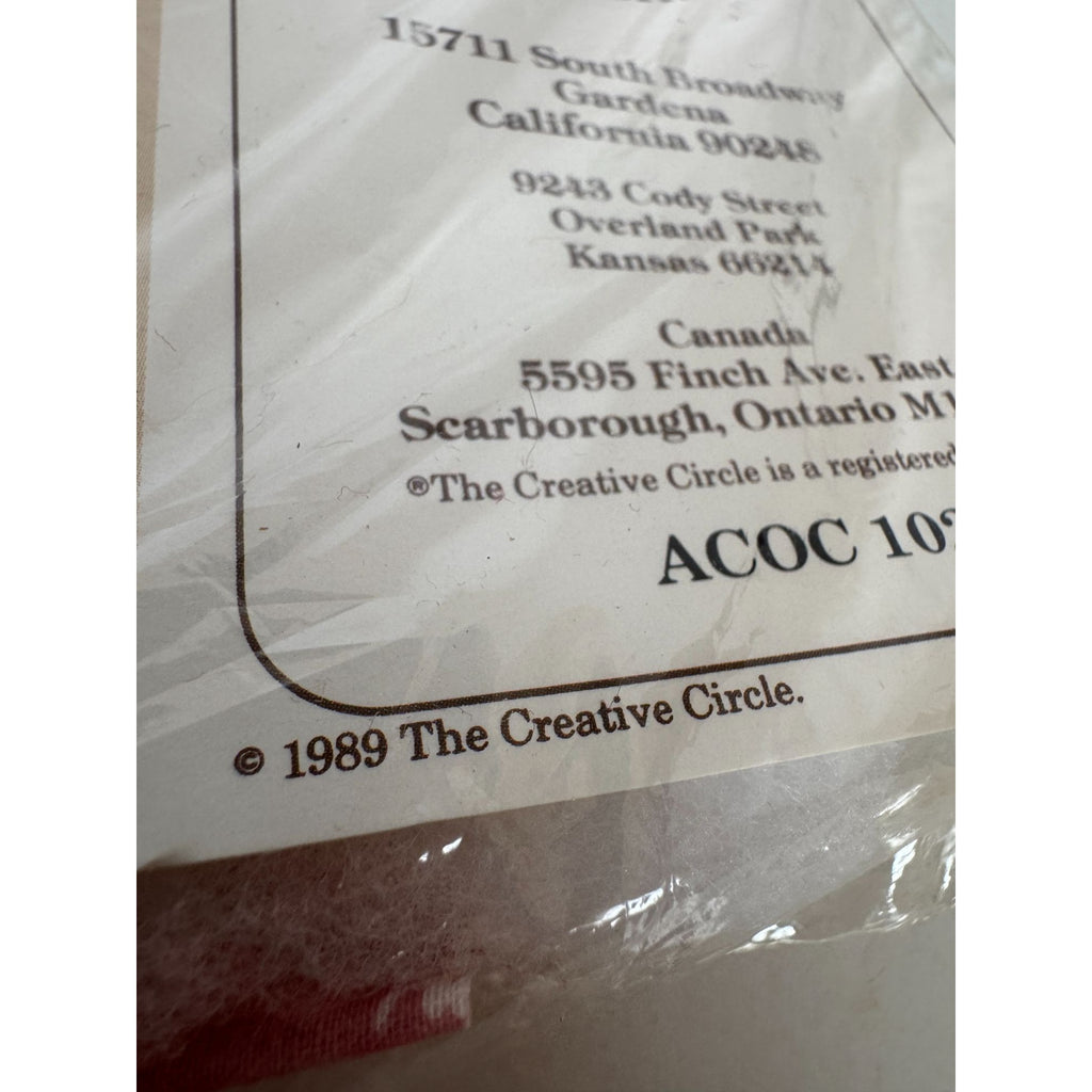 The Creative Circle Hemmed with Prayer Cross Stitch Kit Wall Hanging Tapestry