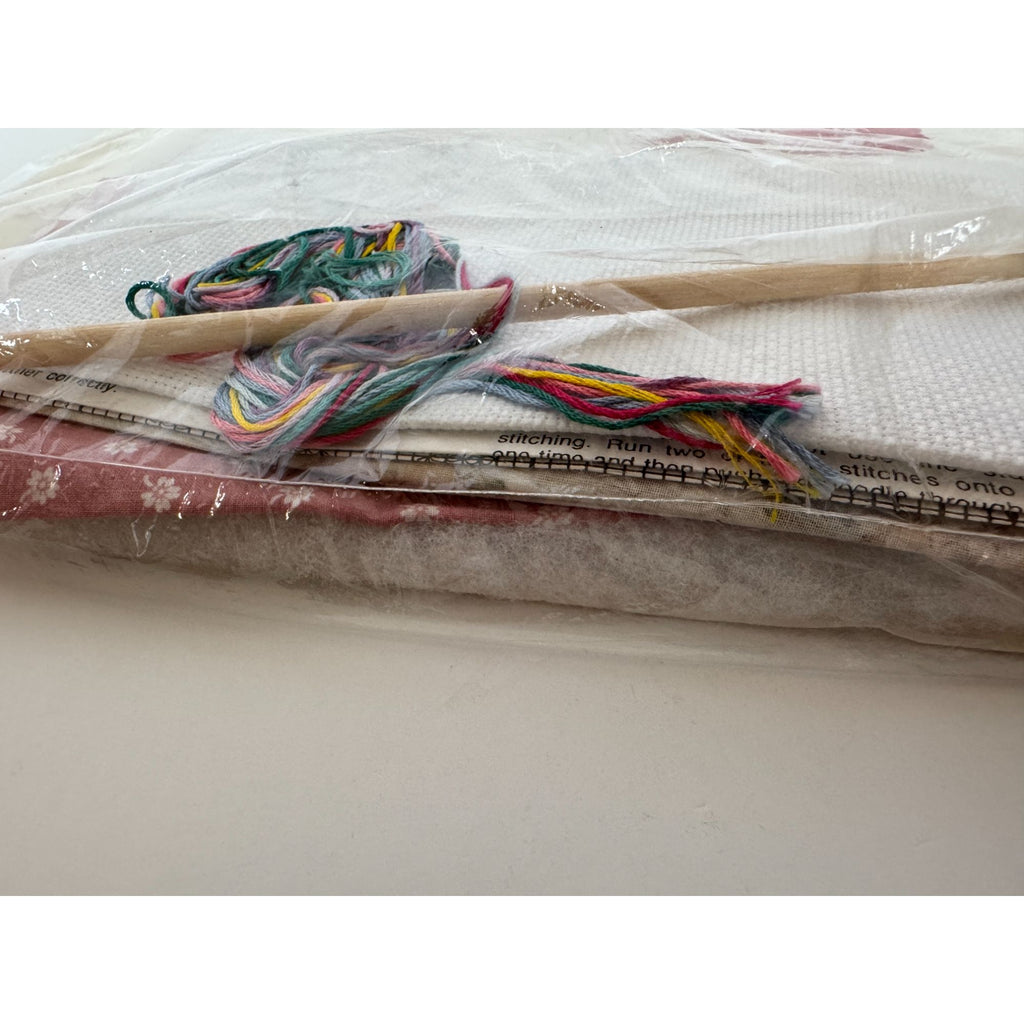 The Creative Circle Hemmed with Prayer Cross Stitch Kit Wall Hanging Tapestry