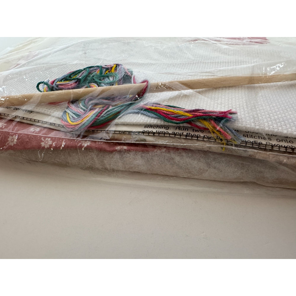 The Creative Circle Hemmed with Prayer Cross Stitch Kit Wall Hanging Tapestry