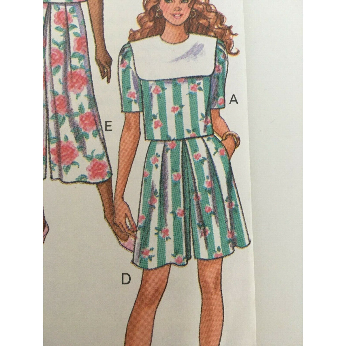 Butterick Sewing Pattern 6042 Misses Top Split Skirt Skort Pantskirt Culotte UC