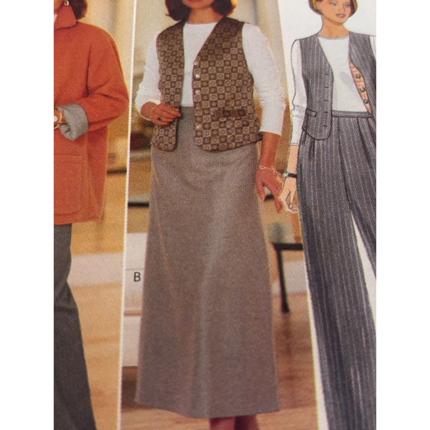 Butterick Sewing Pattern 4637 Career Casual Wardrobe Top Skirt Pants 18 20 22 UC