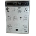 Stampin Up Clear Mount Stamp Set Treat Time Thinking of You Get Well Soon Words