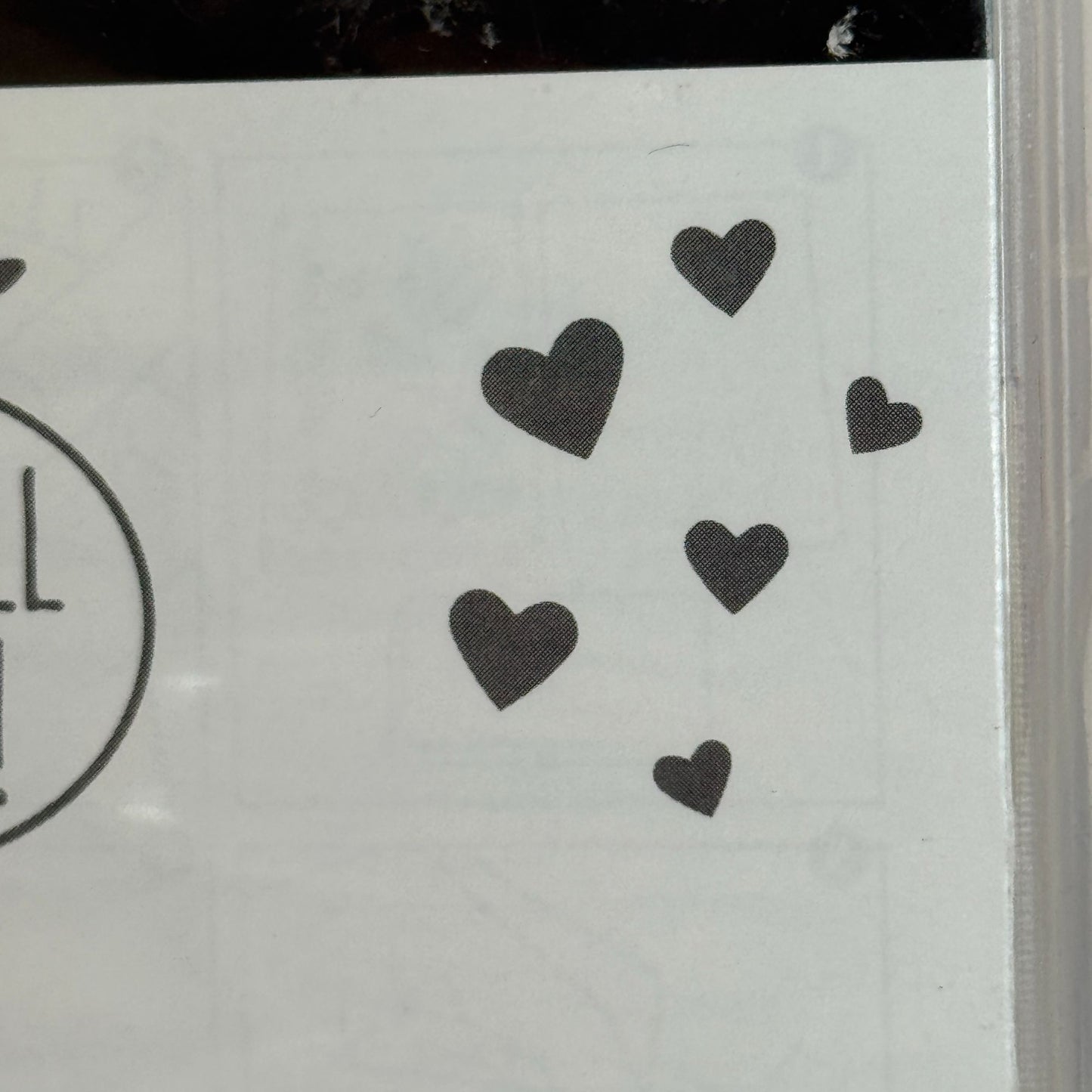Stampin Up Clear Mount Stamp Set Treat Time Thinking of You Get Well Soon Words