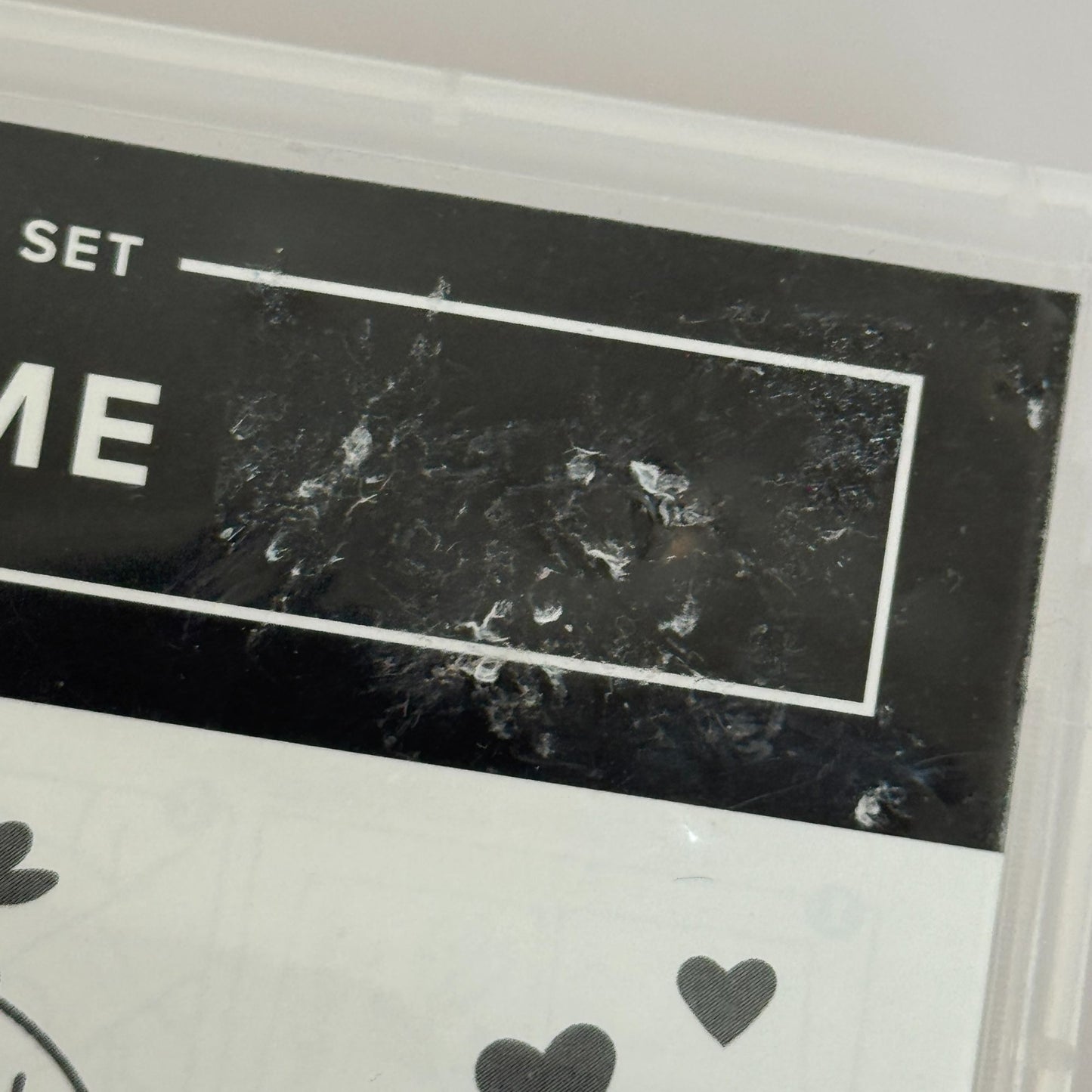 Stampin Up Clear Mount Stamp Set Treat Time Thinking of You Get Well Soon Words