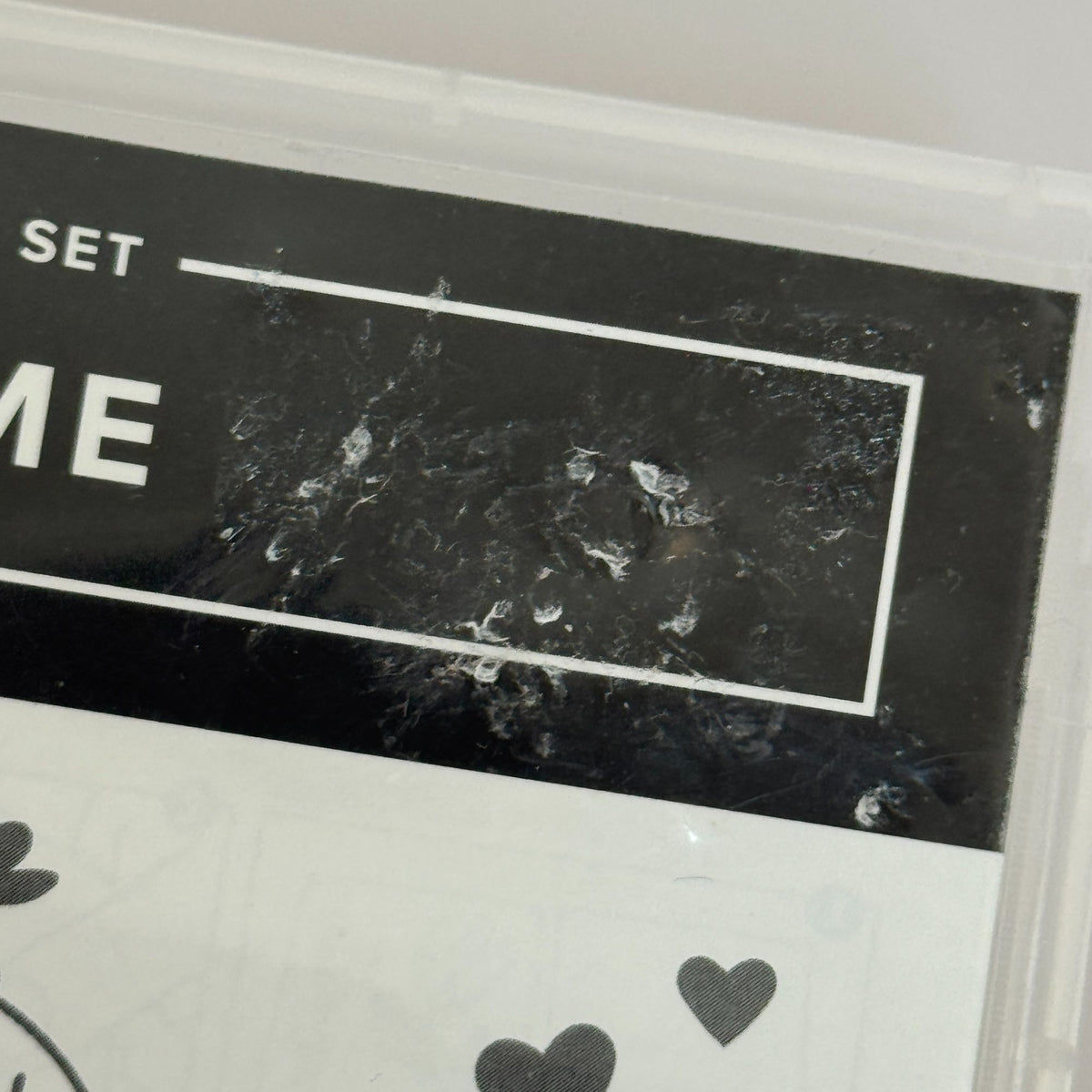 Stampin Up Clear Mount Stamp Set Treat Time Thinking of You Get Well Soon Words