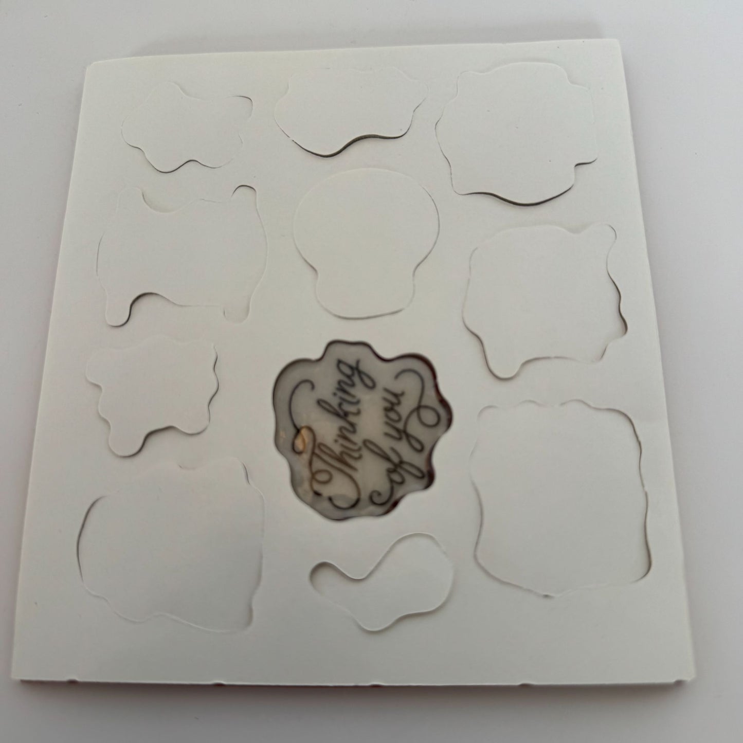 Stampin Up Clear Mount Stamp Set Treat Time Thinking of You Get Well Soon Words