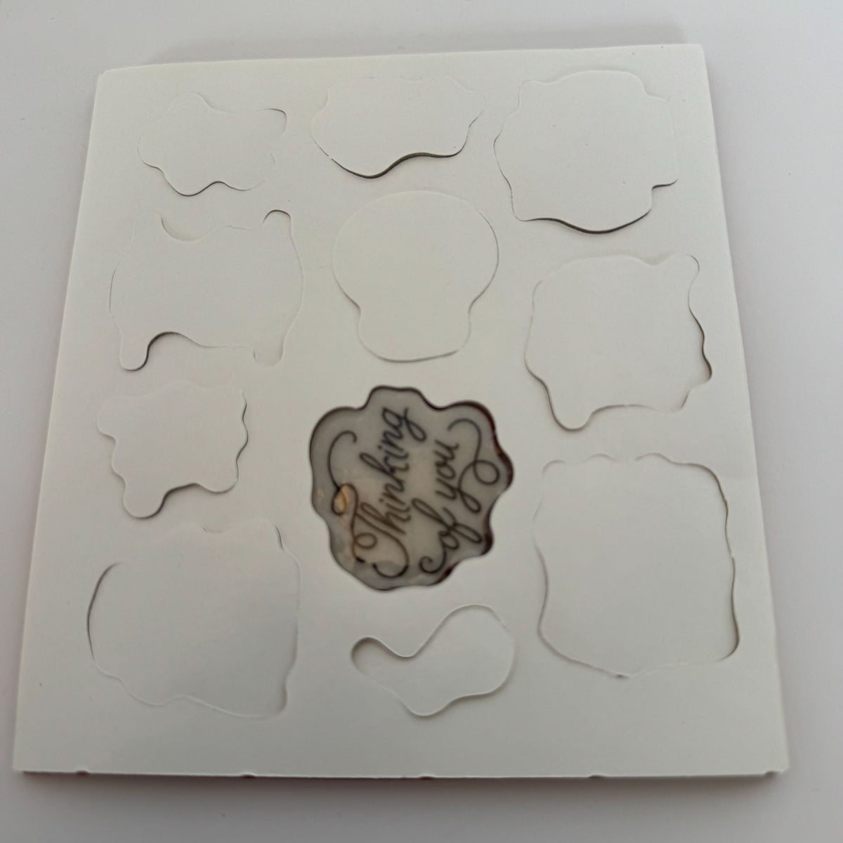 Stampin Up Clear Mount Stamp Set Treat Time Thinking of You Get Well Soon Words