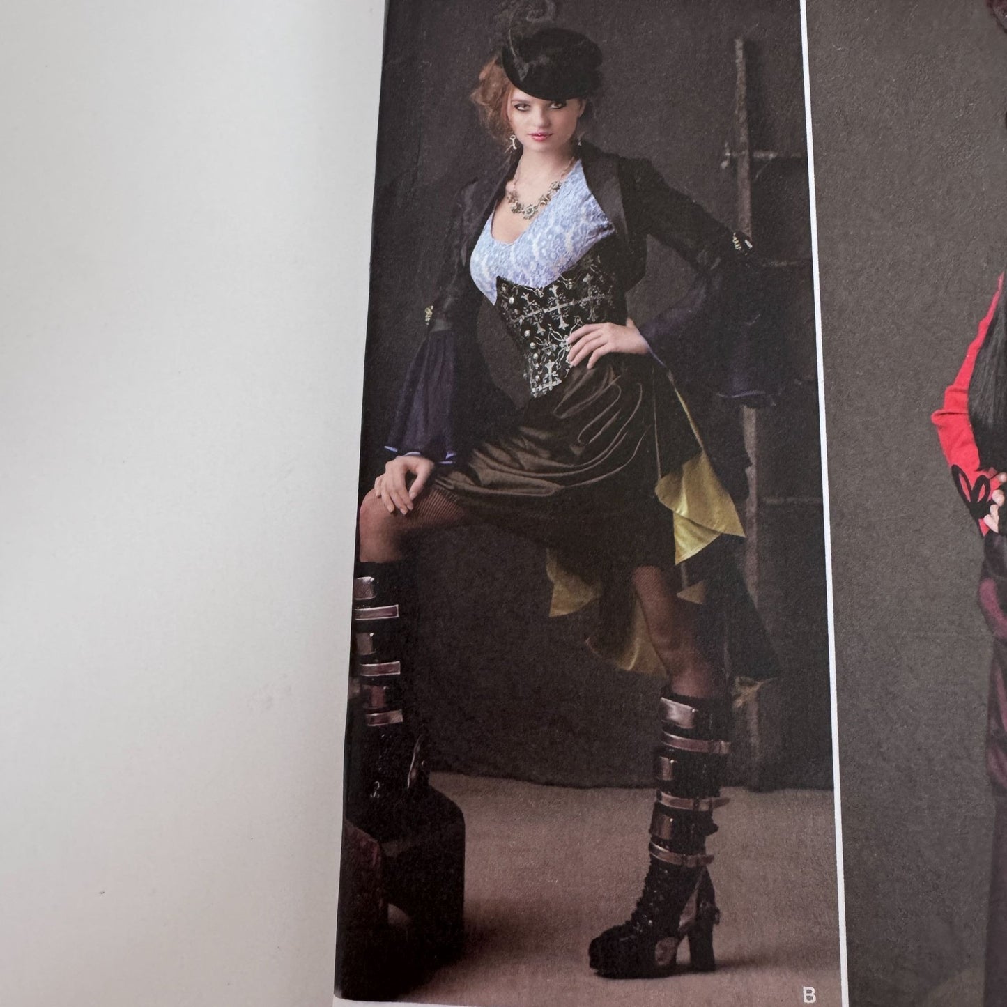 Simplicity Sewing Pattern 1819 Steampunk Costume Corset Skirt Victorian Cosplay Skirt Bustle 14-22 Uncut
