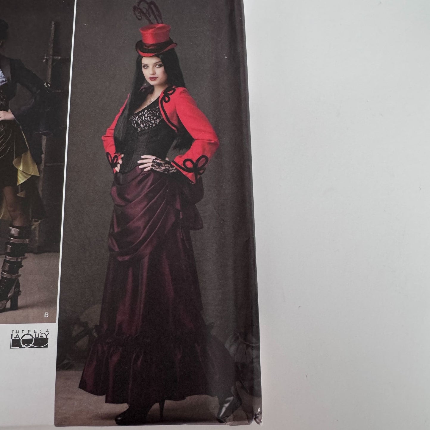 Simplicity Sewing Pattern 1819 Steampunk Costume Corset Skirt Victorian Cosplay Skirt Bustle 14-22 Uncut