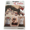 Simplicity Sewing Pattern 7549 Christmas Crafts Angel Tree Topper Ornaments UC