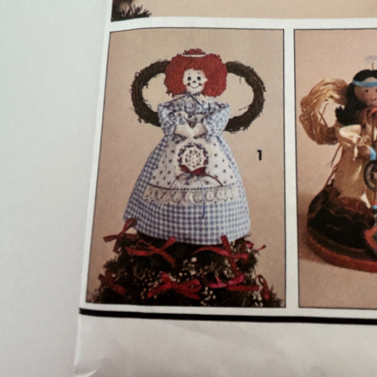 Simplicity Sewing Pattern 7549 Christmas Crafts Angel Tree Topper Ornaments UC
