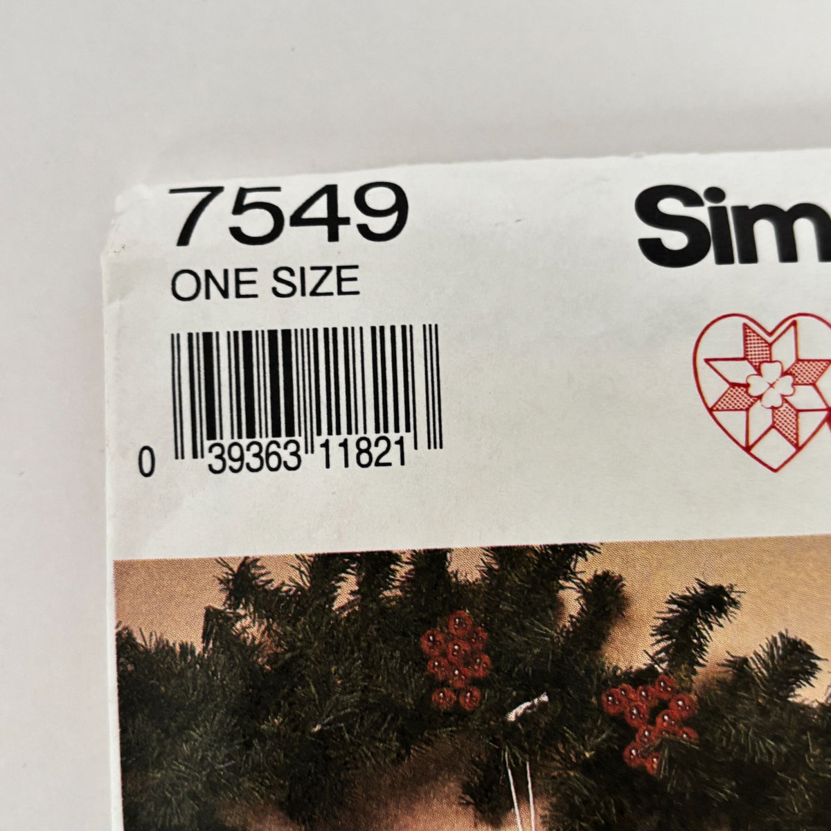 Simplicity Sewing Pattern 7549 Christmas Crafts Angel Tree Topper Ornaments UC