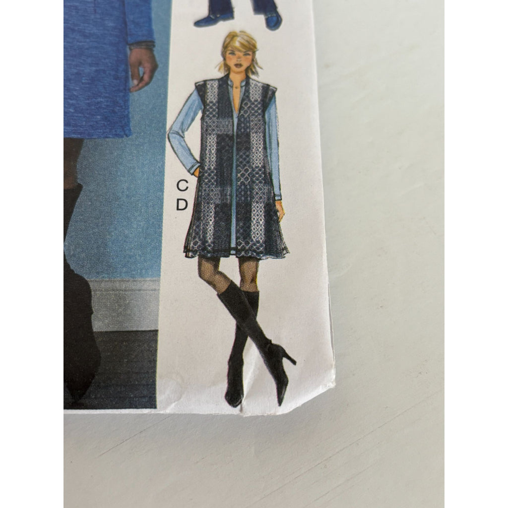 Butterick Sewing Pattern B6494 Top Vest Dress Pants Work Outfit 14-22 UC Easy