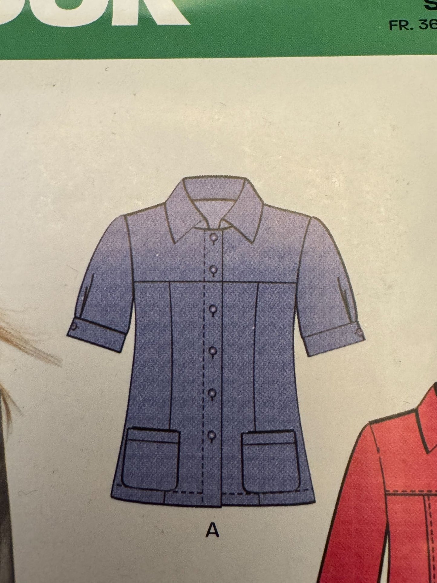 Simplicity New Look Sewing Pattern 6941 Structured Shirt Button Up Top Size 8-18
