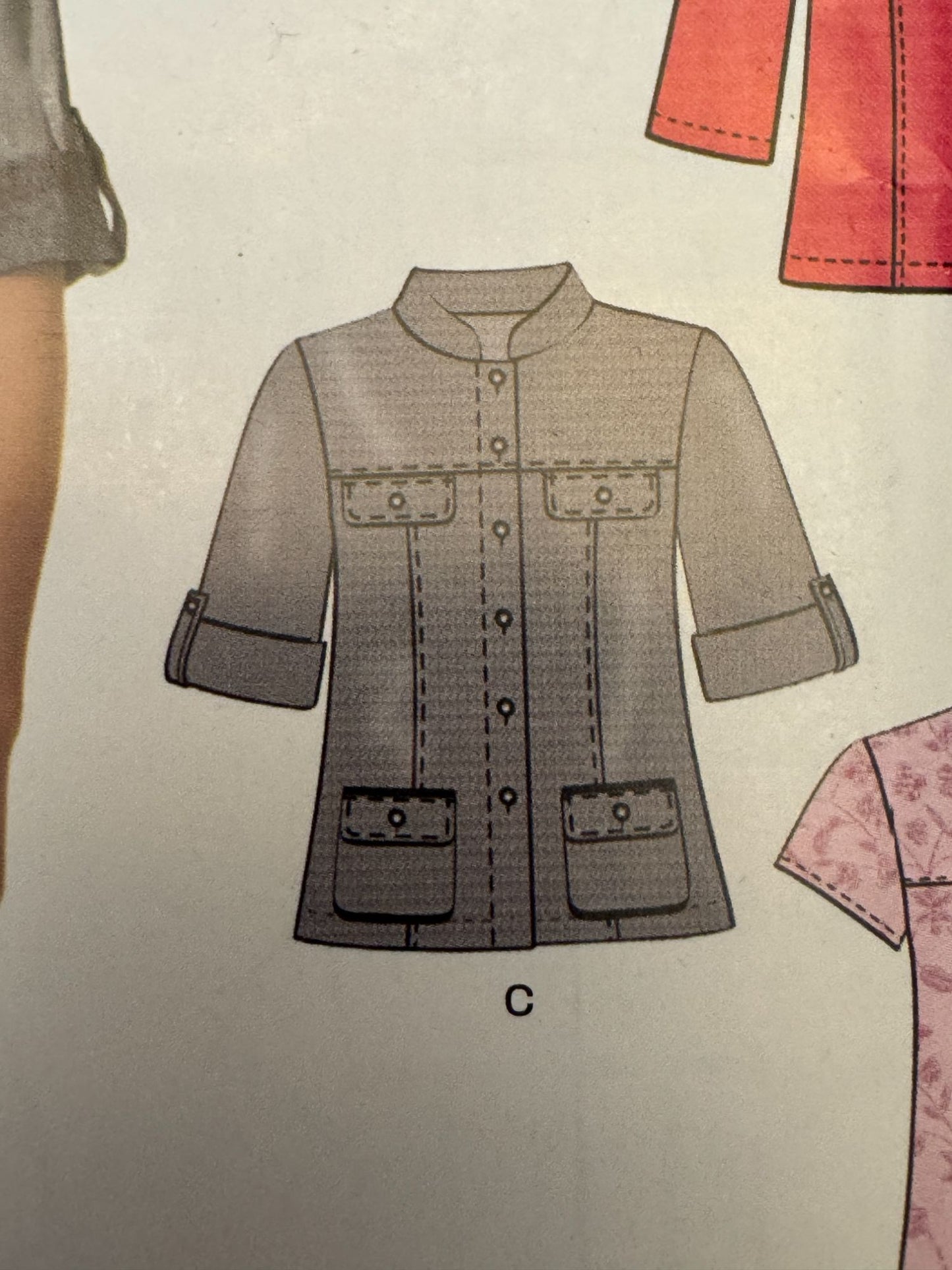 Simplicity New Look Sewing Pattern 6941 Structured Shirt Button Up Top Size 8-18