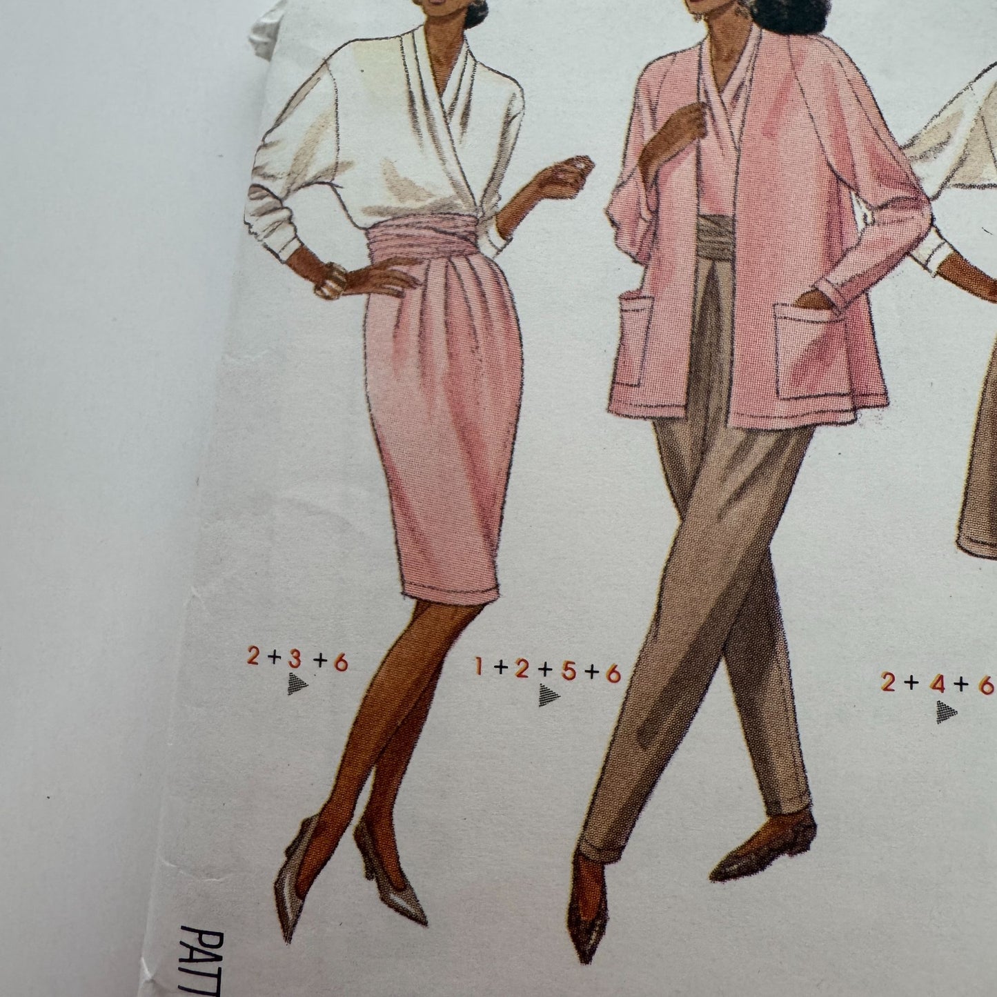Butterick Sewing Pattern 5116 Misses Jacket Top Skirt Pants Sash Outfit 6-14 UC