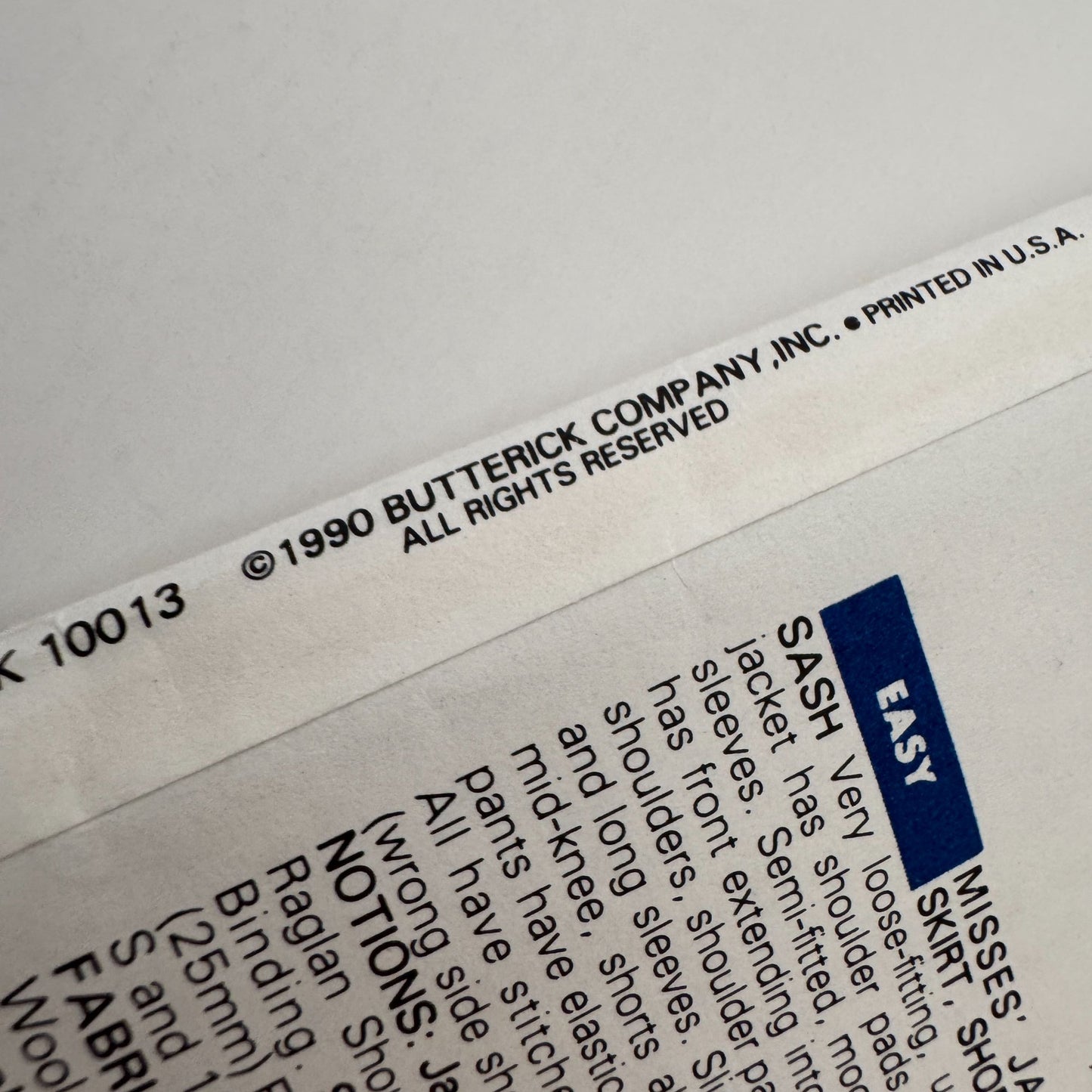 Butterick Sewing Pattern 5116 Misses Jacket Top Skirt Pants Sash Outfit 6-14 UC