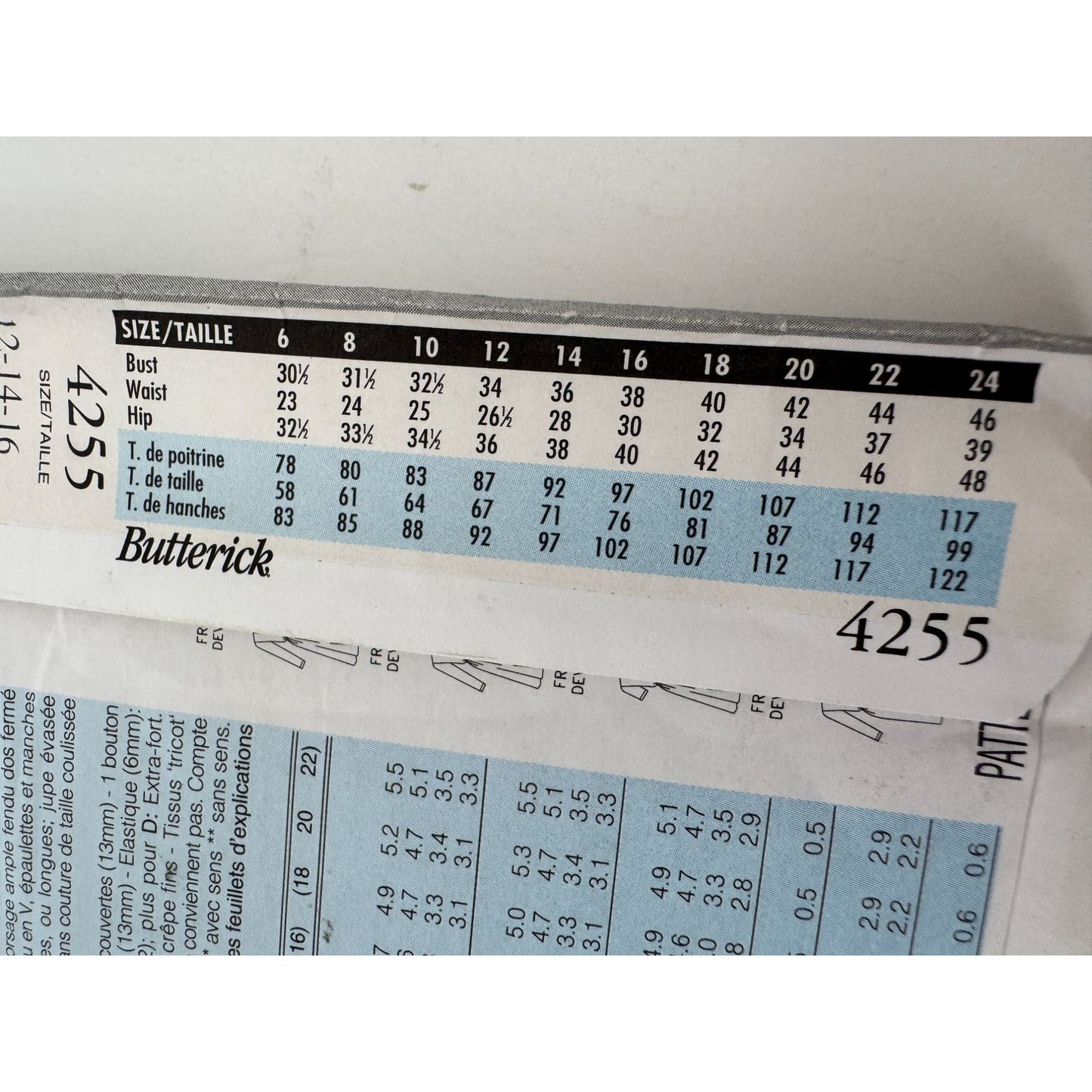 Butterick Sewing Pattern 4255 Misses Dress Cinched Waist 90s 12 14 16 Easy Uncut