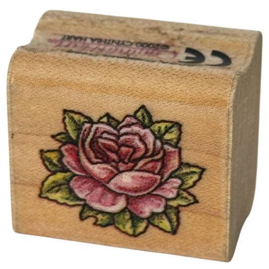 Rubber Stampede Rubber Stamp Delicate Rose Flower Mothers Day Valentines Card