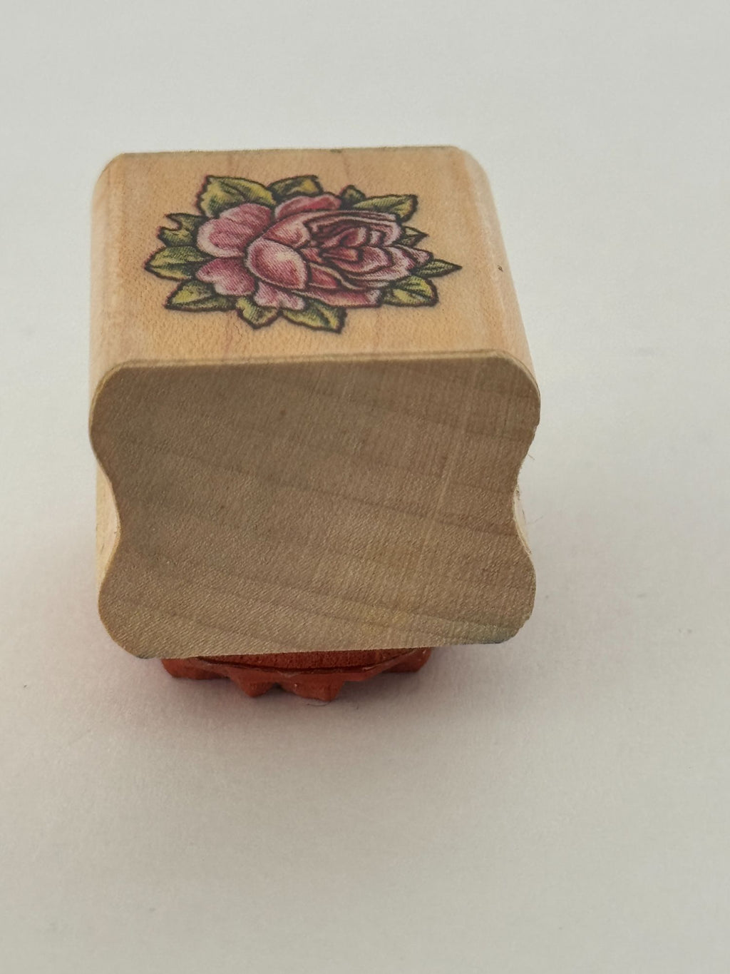 Rubber Stampede Rubber Stamp Delicate Rose Flower Mothers Day Valentines Card