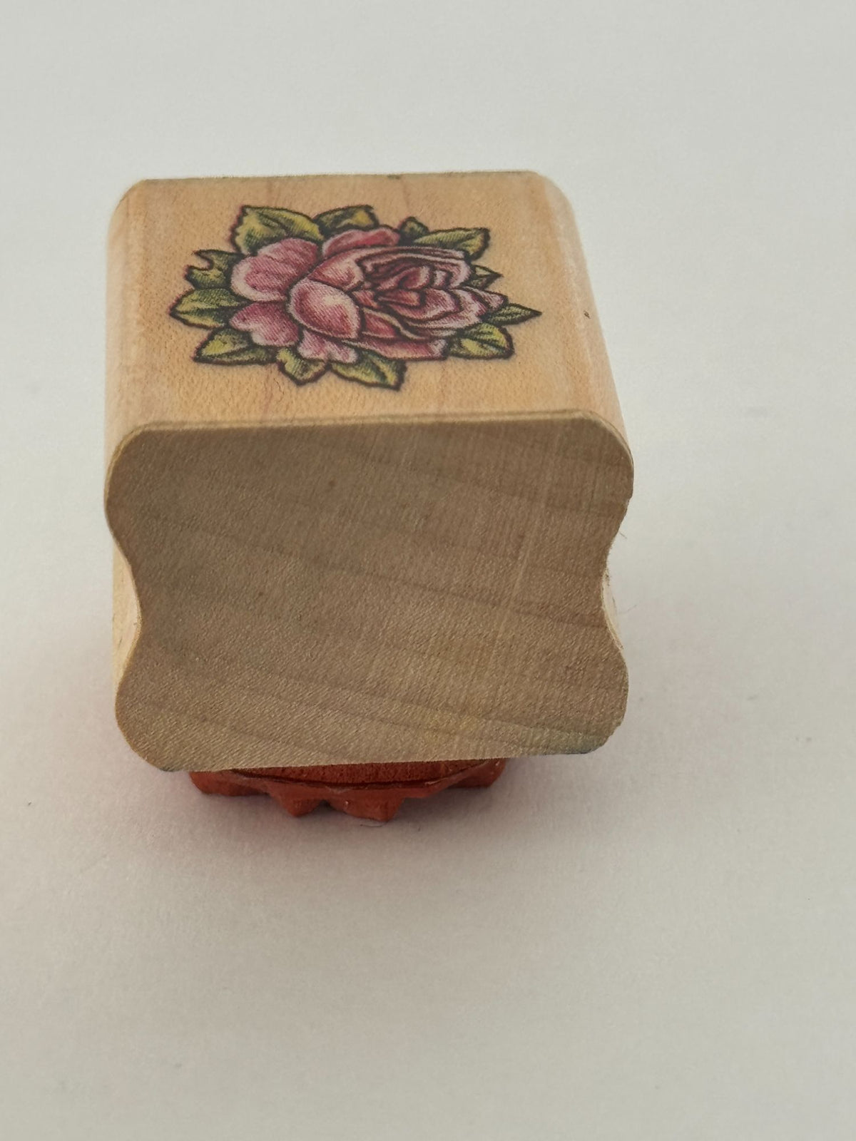 Rubber Stampede Rubber Stamp Delicate Rose Flower Mothers Day Valentines Card