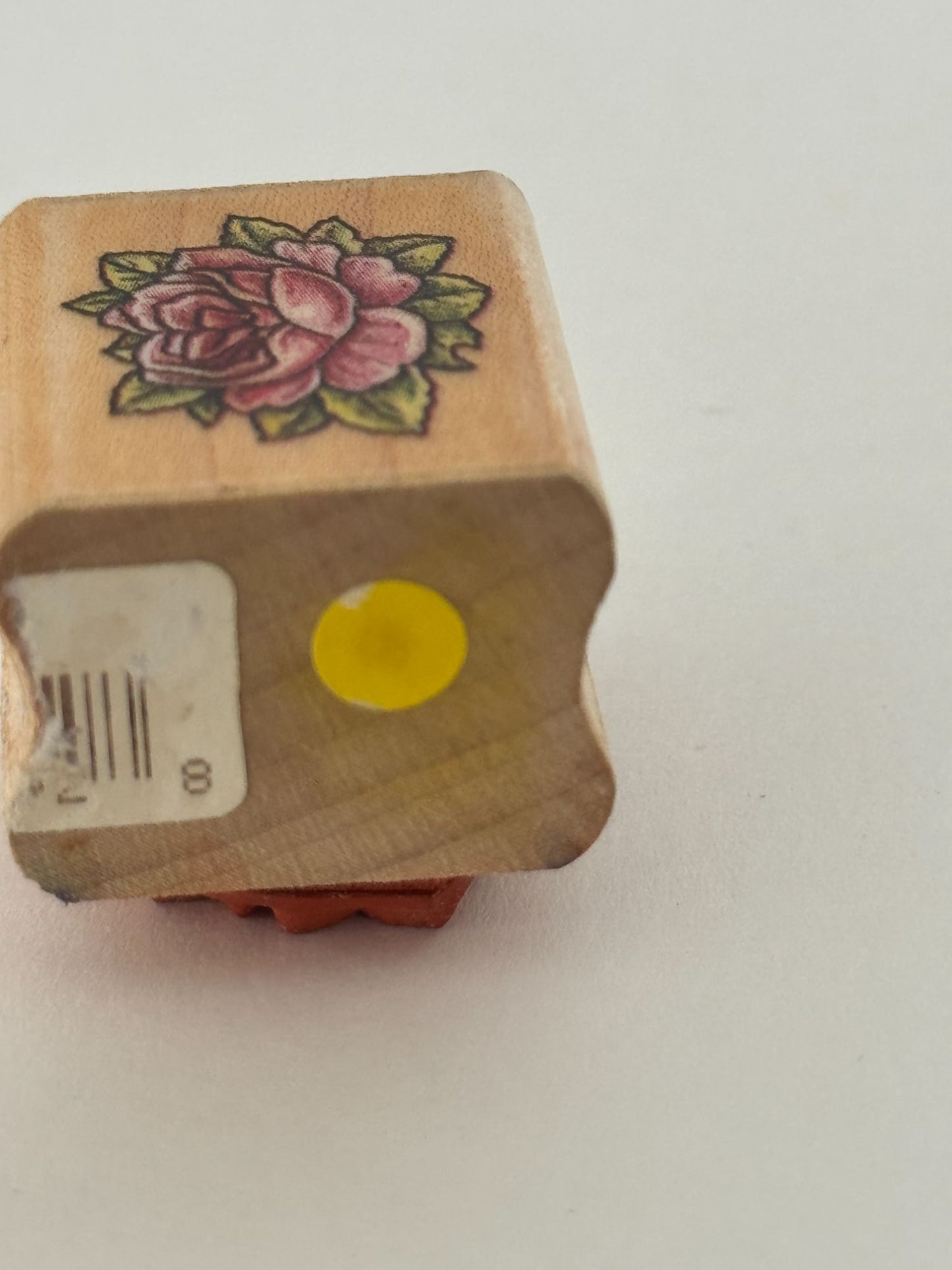 Rubber Stampede Rubber Stamp Delicate Rose Flower Mothers Day Valentines Card
