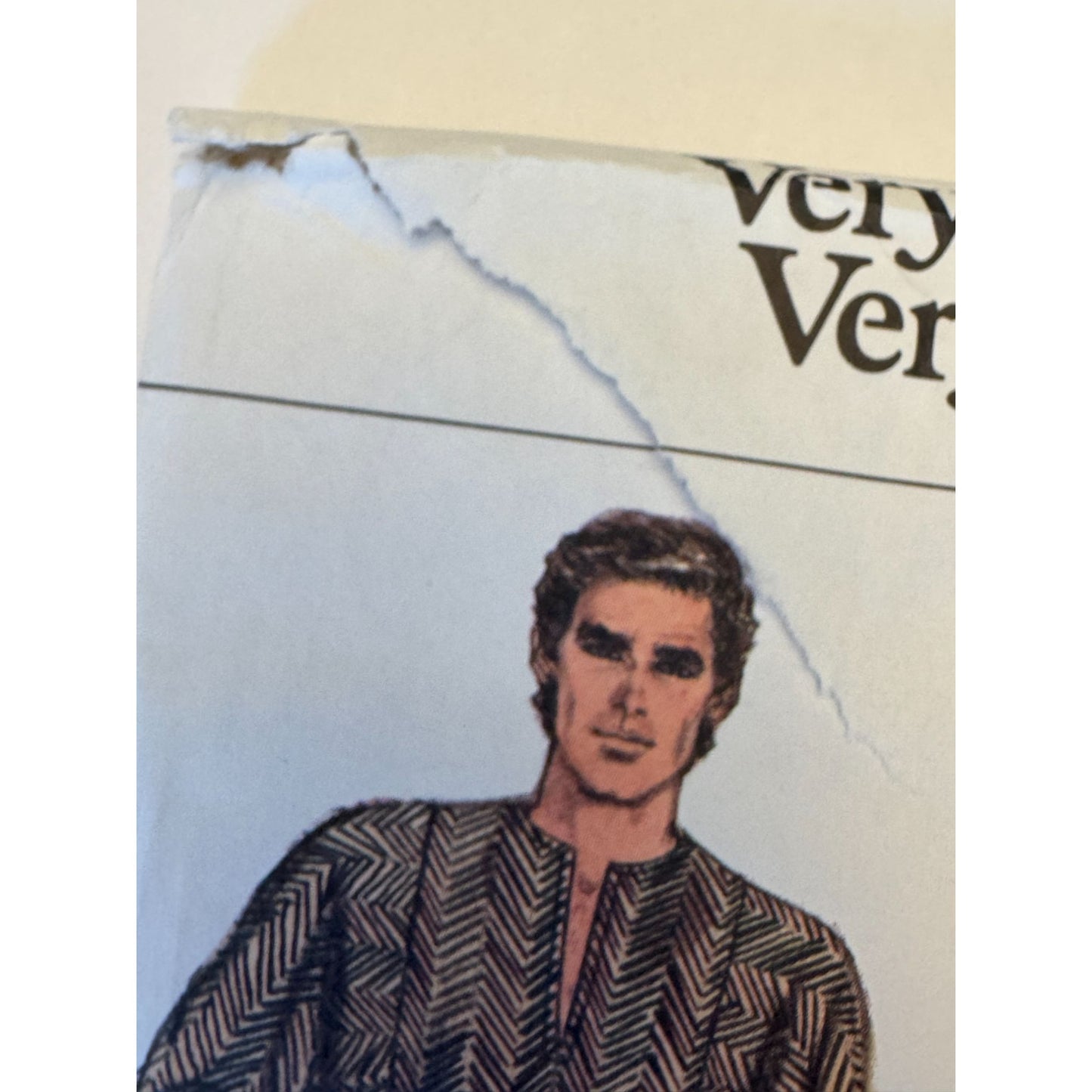 Vogue  Sewing Pattern 8474 Caftan Unisex Boho Kaftan Robe Vintage 80s XS-XL Uncut