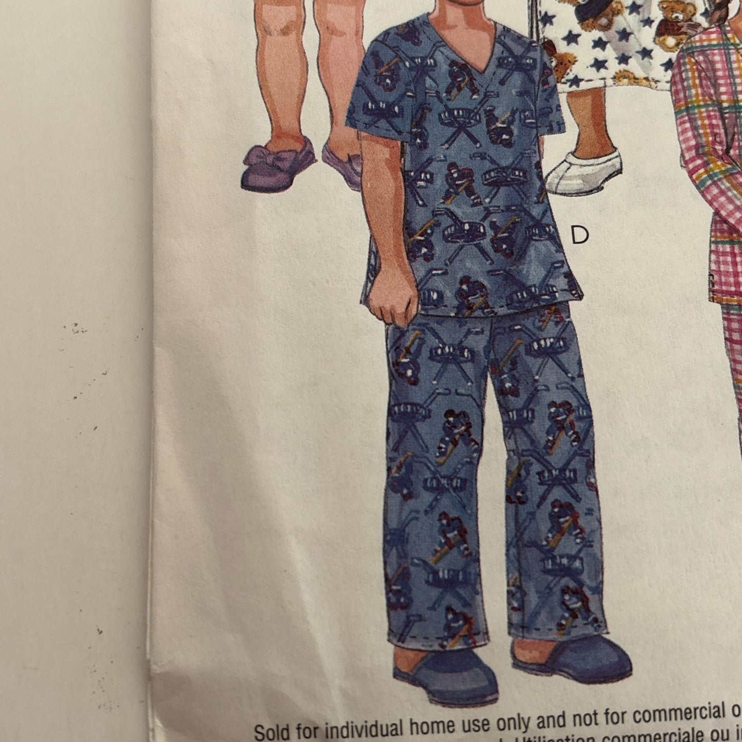 McCalls Sewing Pattern 3016 Childrens Pajamas Nightshirt Top Pants Shorts M L UC