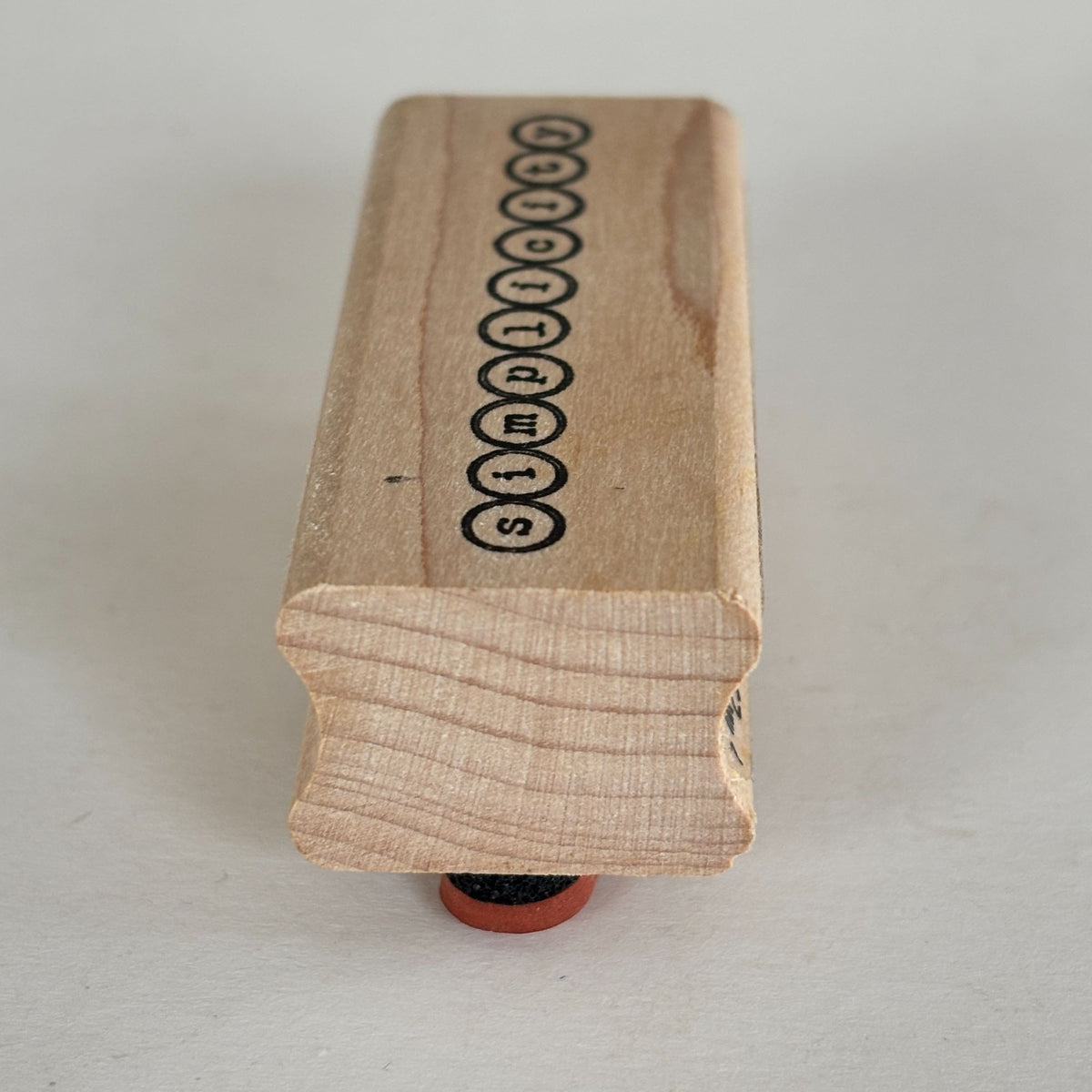Inkadinkado Rubber Stamp Simplicity Word Minimalist Scrapbooking Cardmaking Typography Craft Dawn Houser