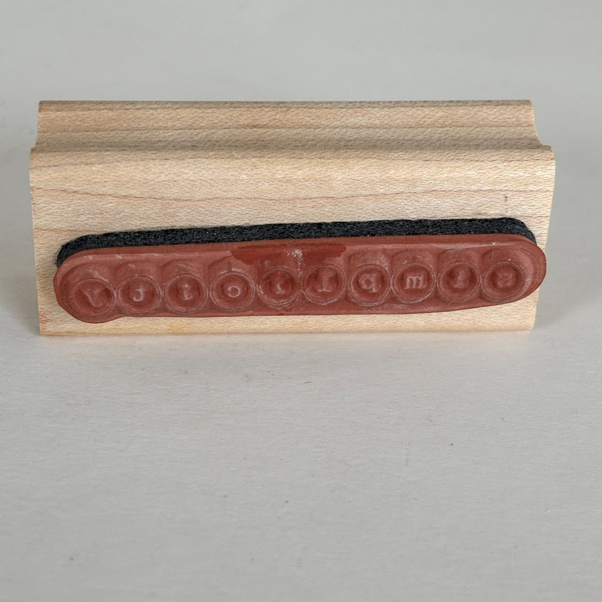 Inkadinkado Rubber Stamp Simplicity Word Minimalist Scrapbooking Cardmaking Typography Craft Dawn Houser