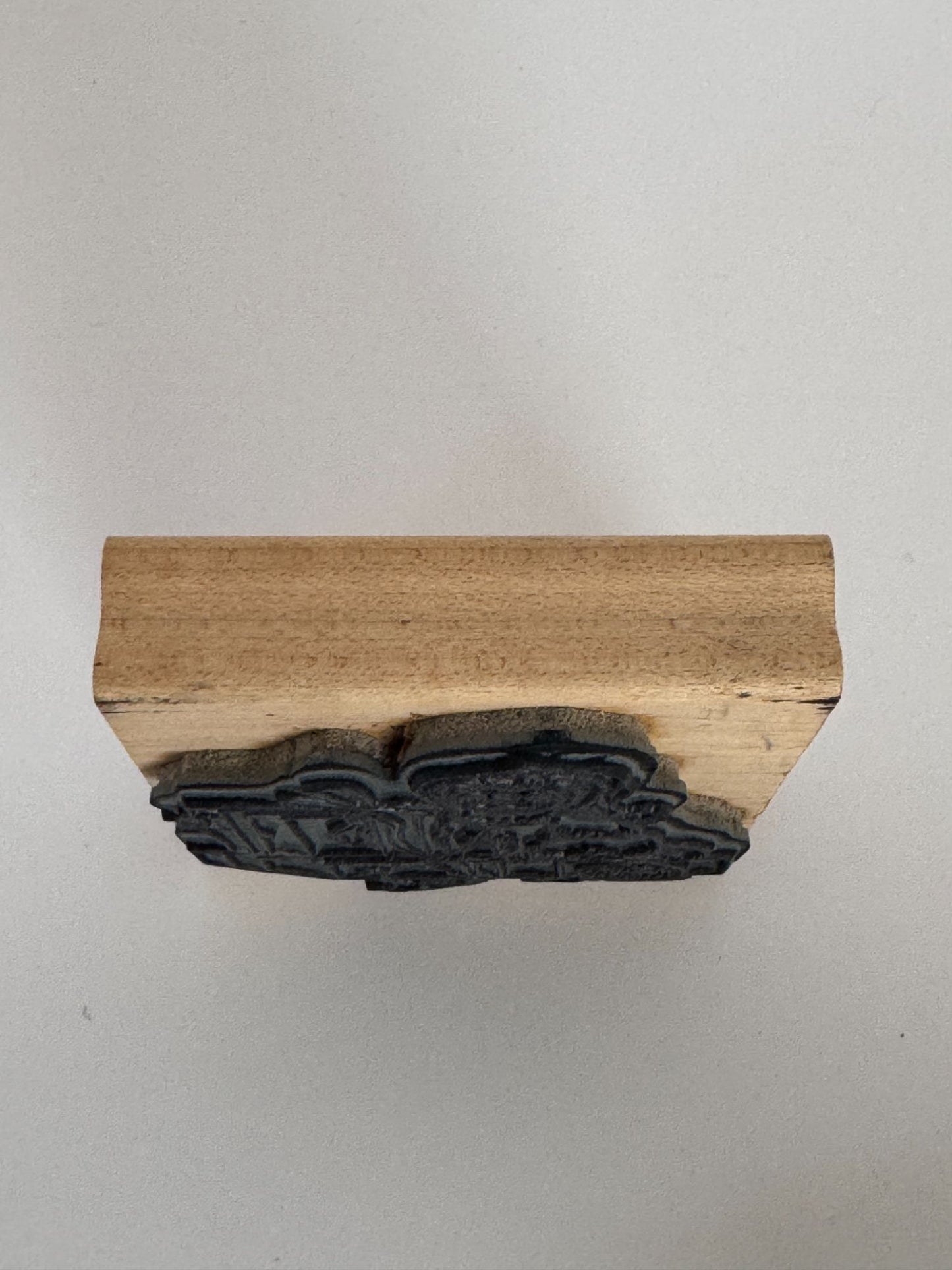 Christmas Rubber Stamp Ferret Opens Gift Box Funny Card Making Pet Animal Santa