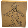 Max Mummy Rubber Stamp Halloween Bandaged Monster Get Well Soon Card Making Walk Funny