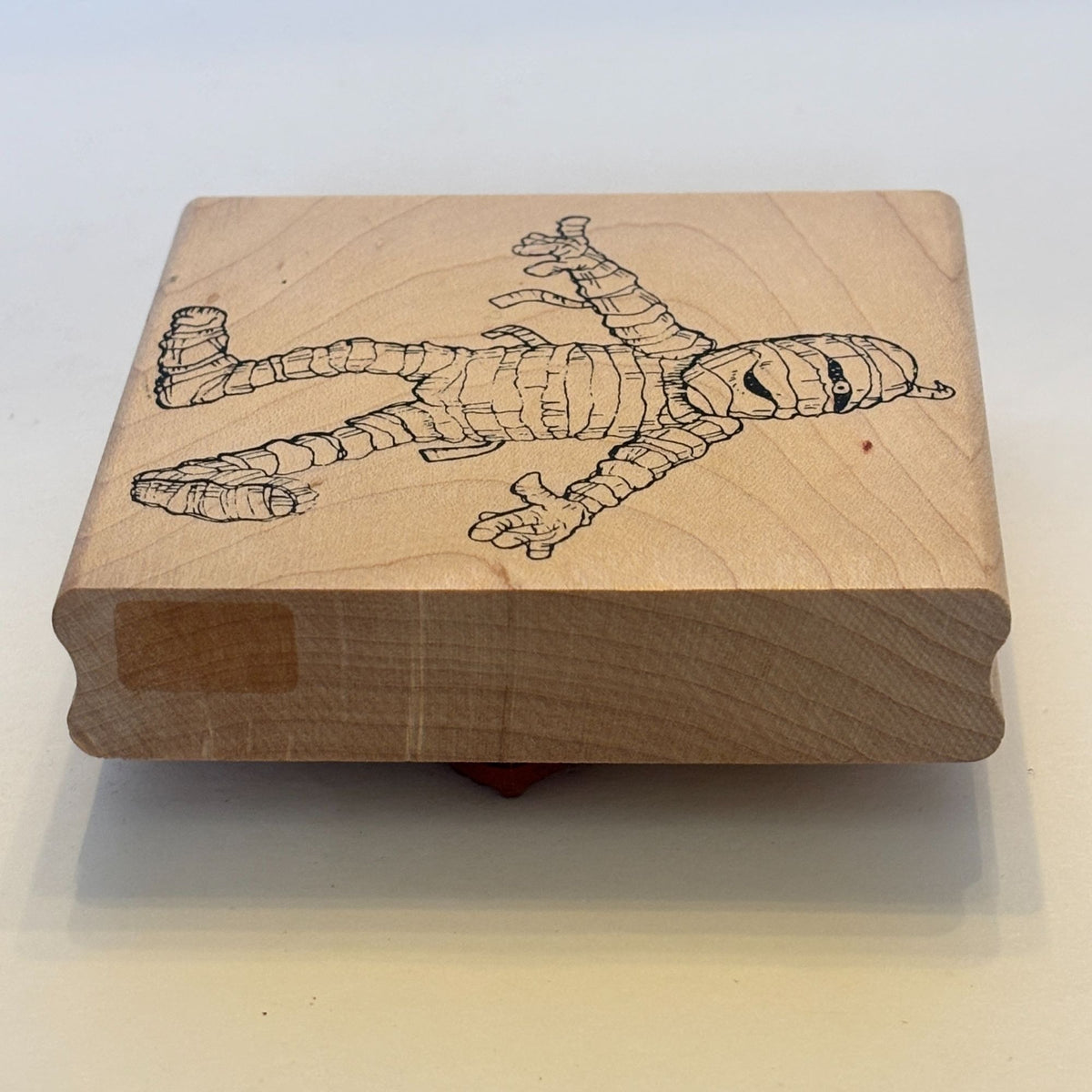 Max Mummy Rubber Stamp Halloween Bandaged Monster Get Well Soon Card Making Walk Funny