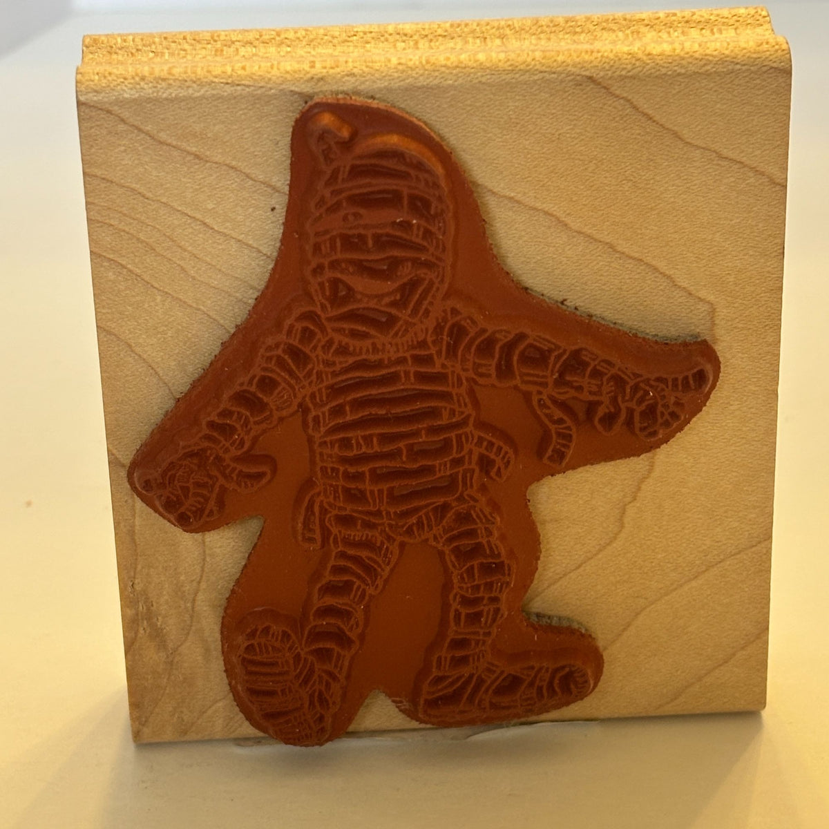 Max Mummy Rubber Stamp Halloween Bandaged Monster Get Well Soon Card Making Walk Funny