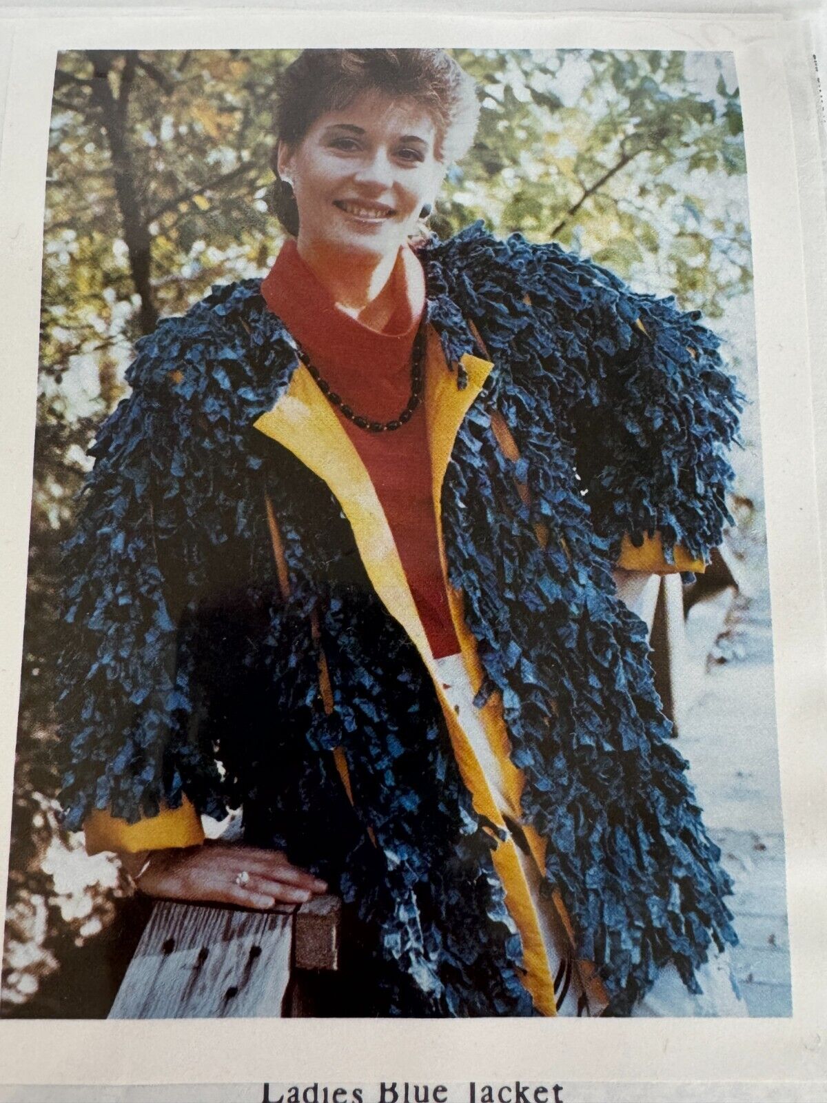 Artful Illusions Sewing Pattern Shredded Cloth Rag Jacket Denim Upcycle Boho S-L Wearable Art