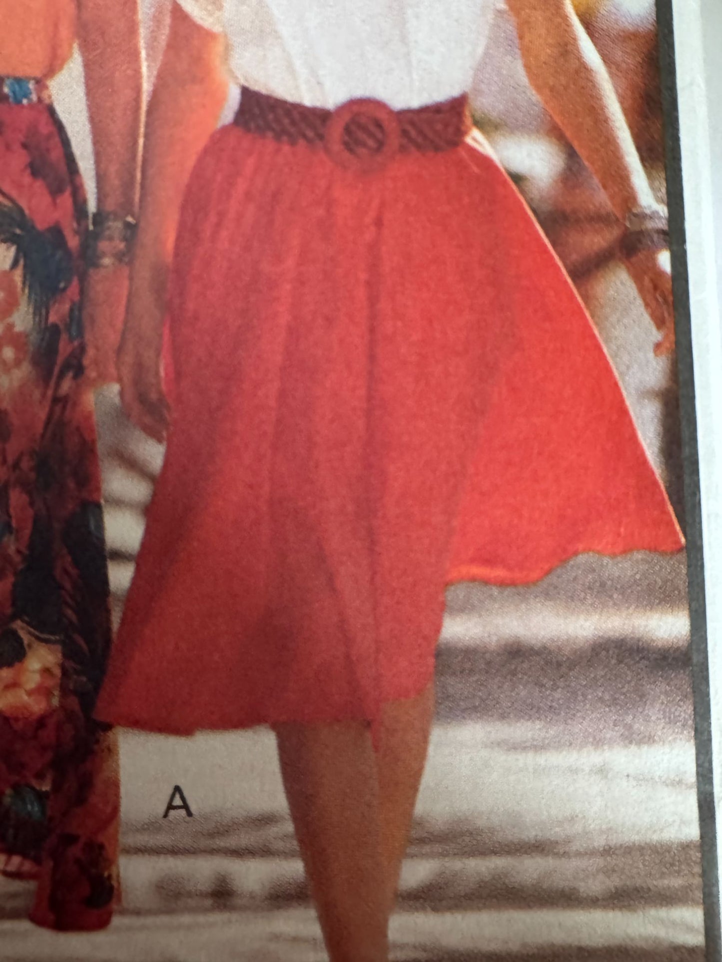 Butterick Sewing Pattern 4938 Easy Circular Skirt 1990s 6 8 10 UC