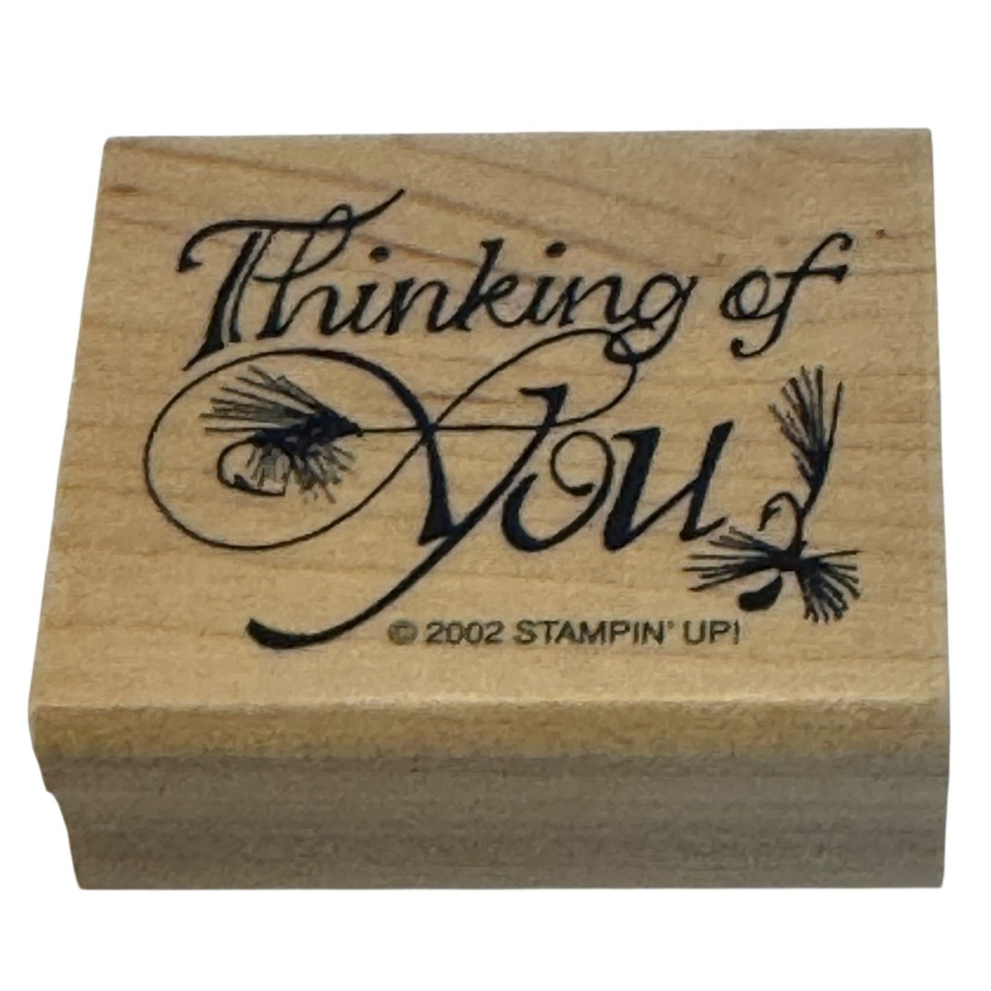 Stampin Up Rubber Stamp Fly Fishing Tackle Hook Dad Father Thinking of You Card