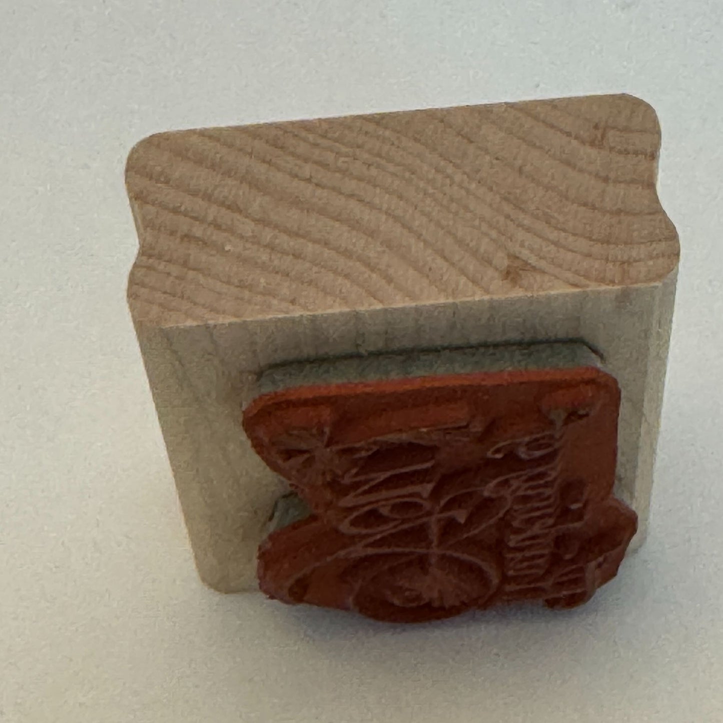 Stampin Up Rubber Stamp Fly Fishing Tackle Hook Dad Father Thinking of You Card